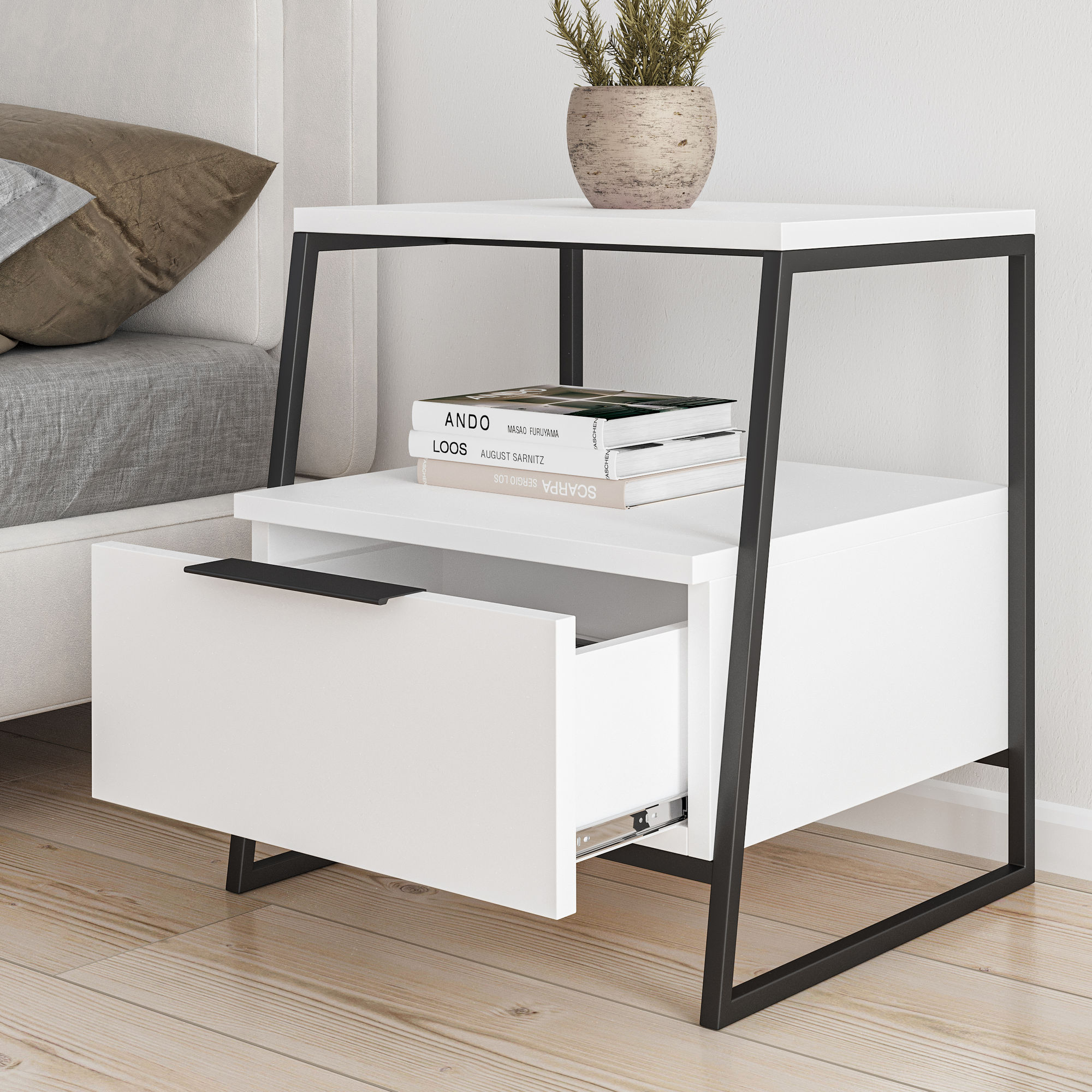 Pal Nightstand White