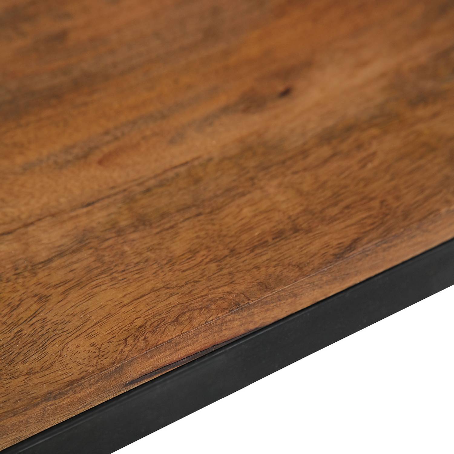 Side table Ugo II metal solid mango black