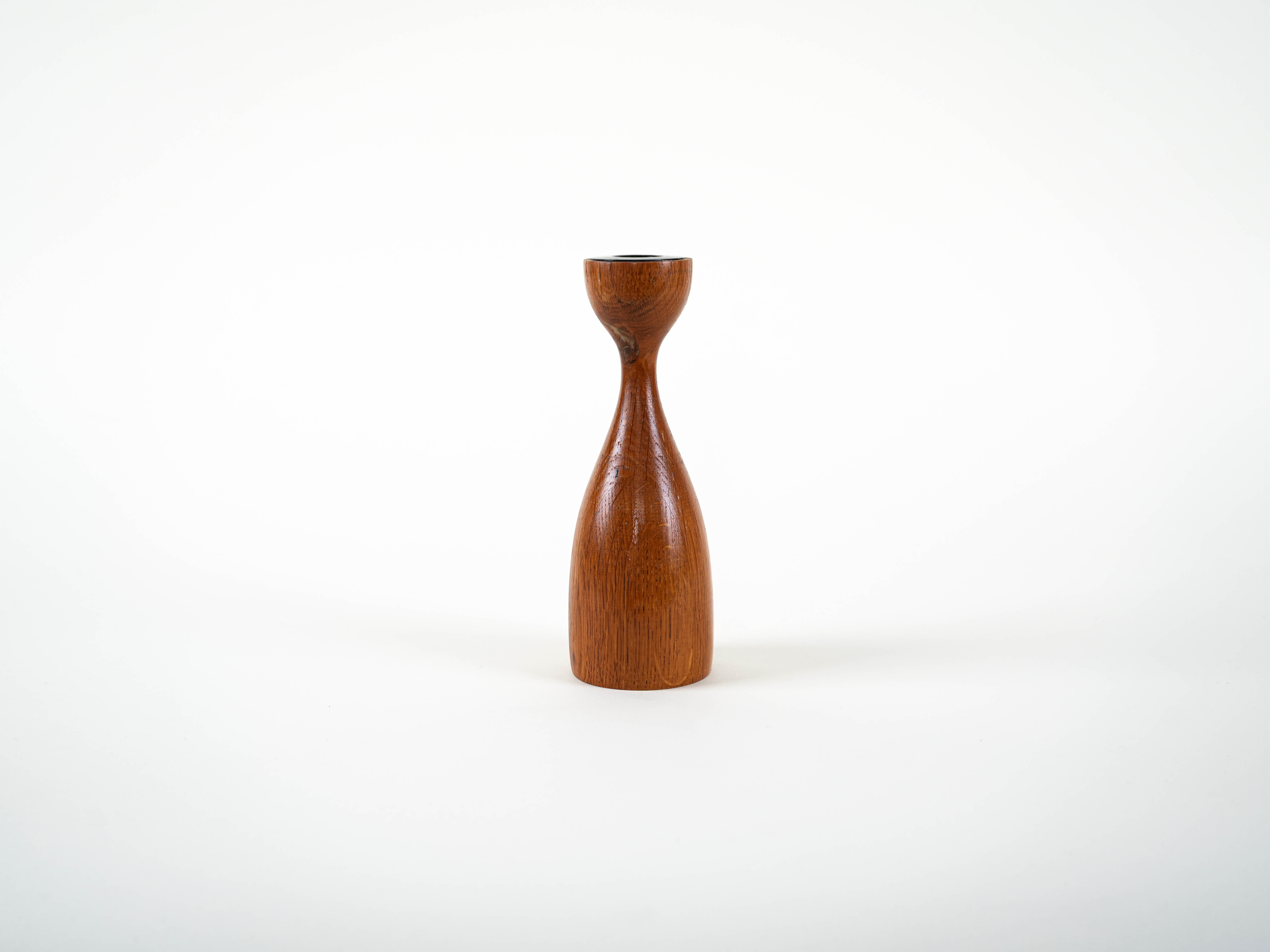 Teak Candle Holder 1970s