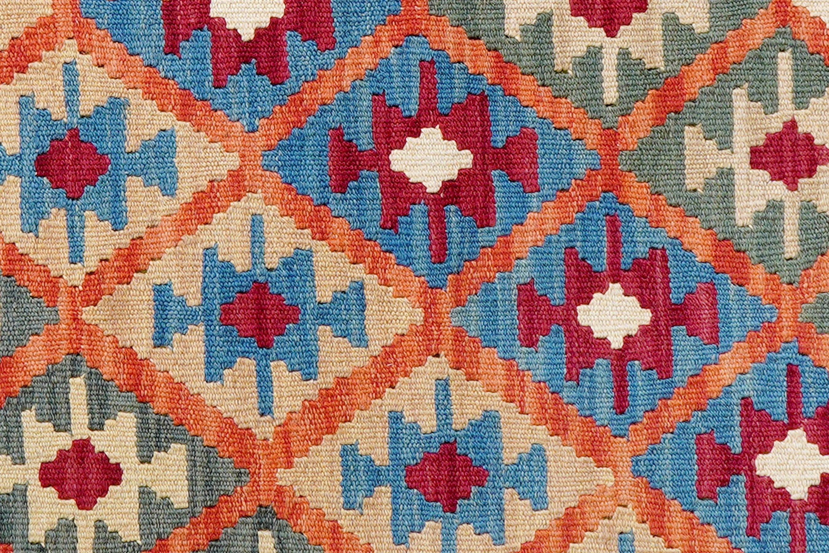 Kilim Gashgai Teppich Wolle Mehrfarbig