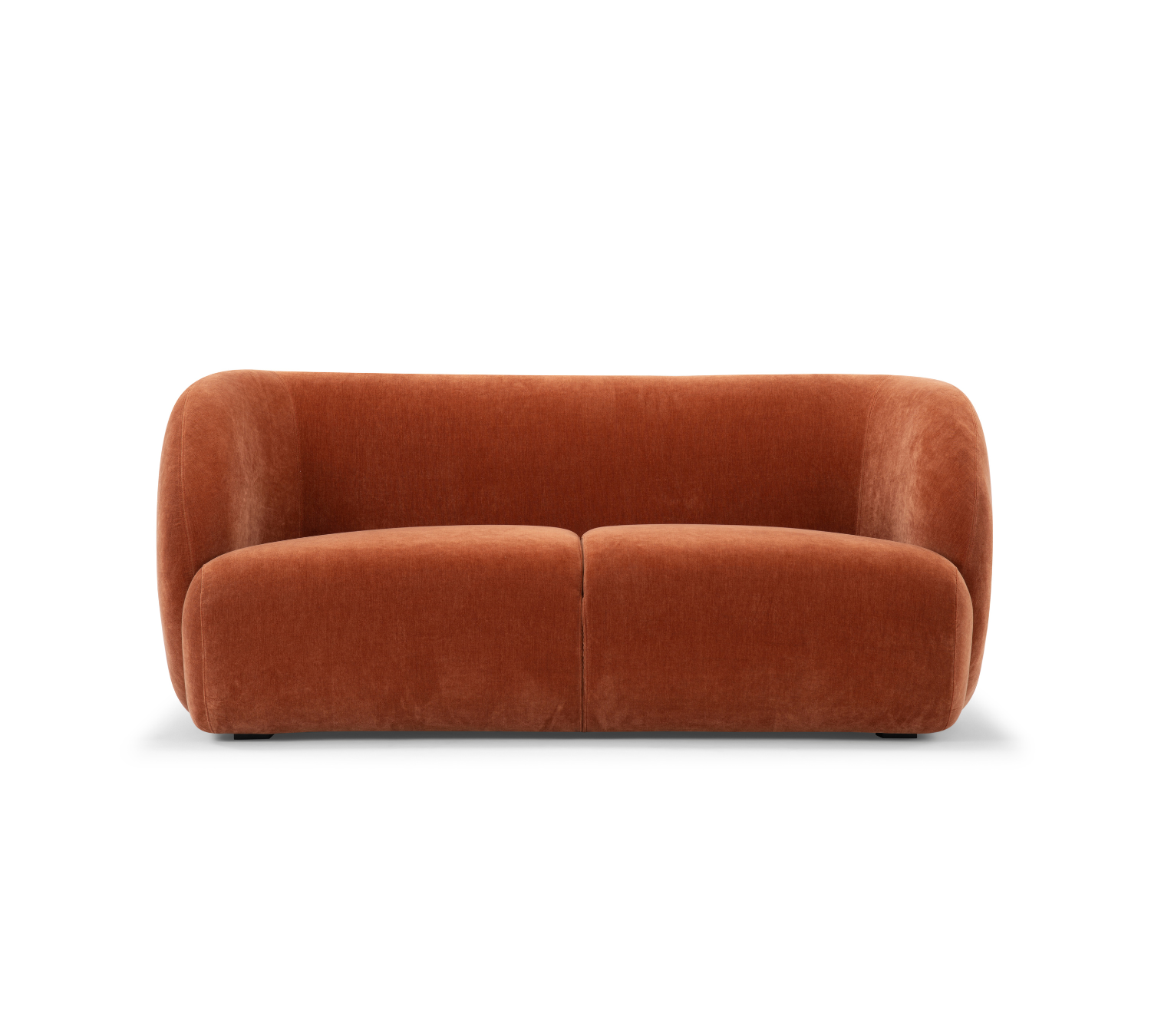 Design-Award-Winning Paula Sofa 2-Sitzer Moss Rust