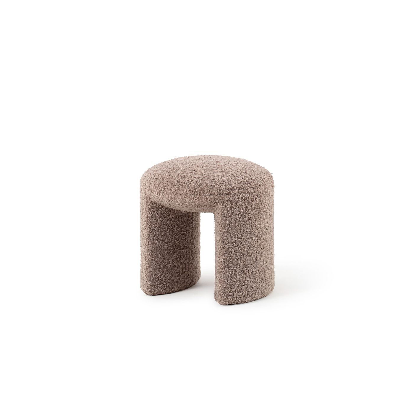 Nachii Hocker Plush Mud 