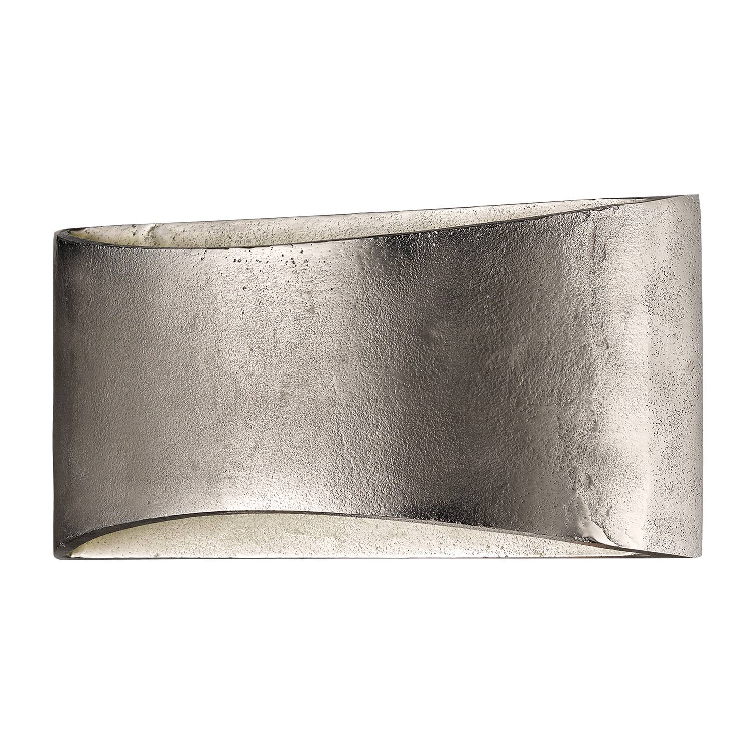 LED-Wandleuchte Shine-Alu Silber Matt
