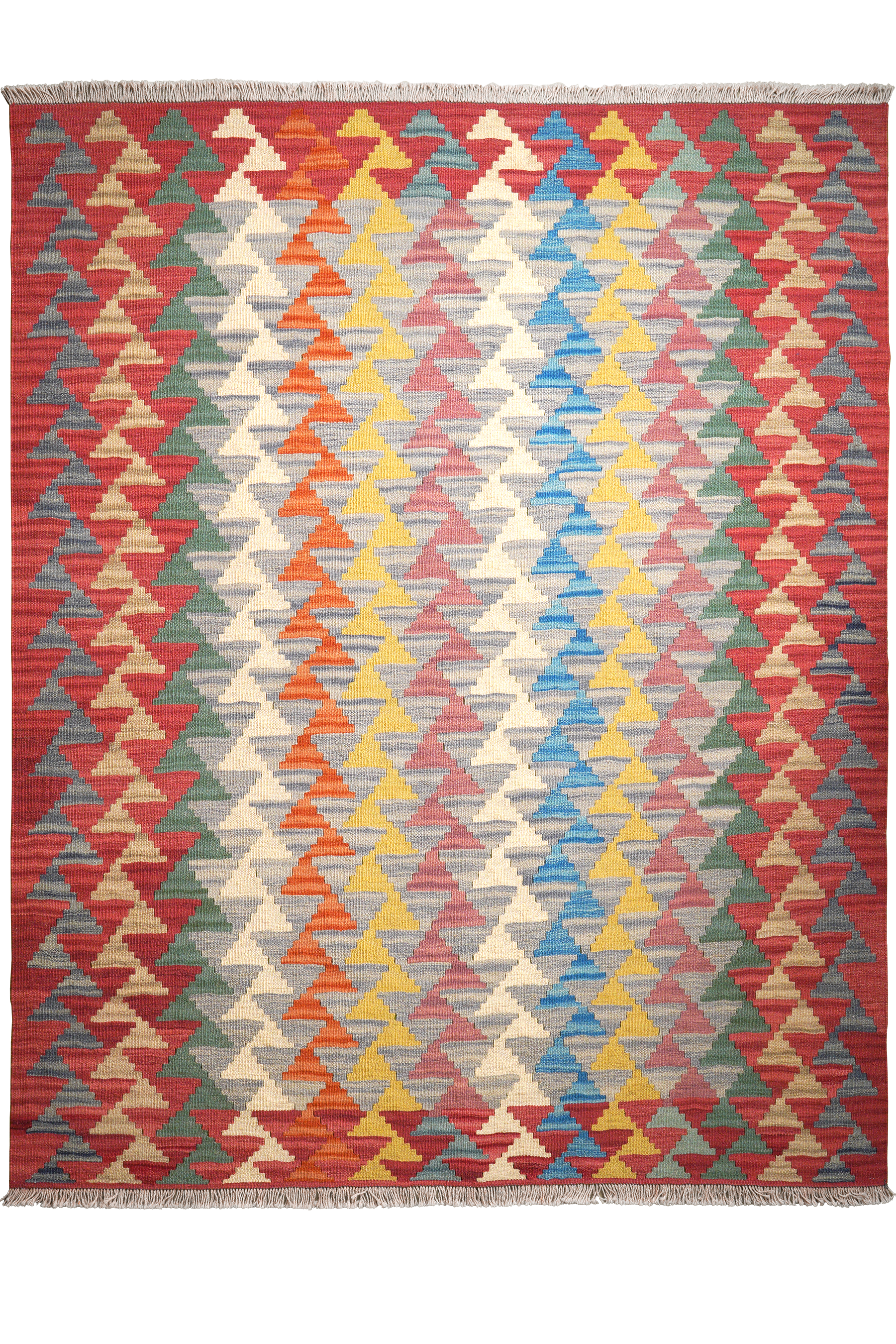 Kilim Gashgai Teppich Braun