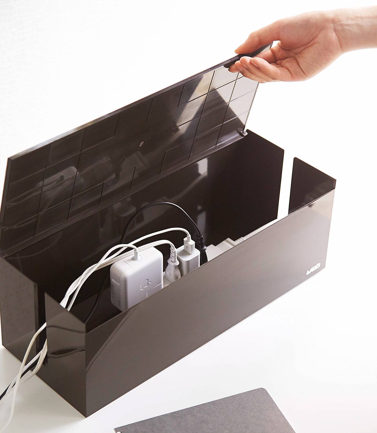 Kabelbox Web Kunststoff Schwarz