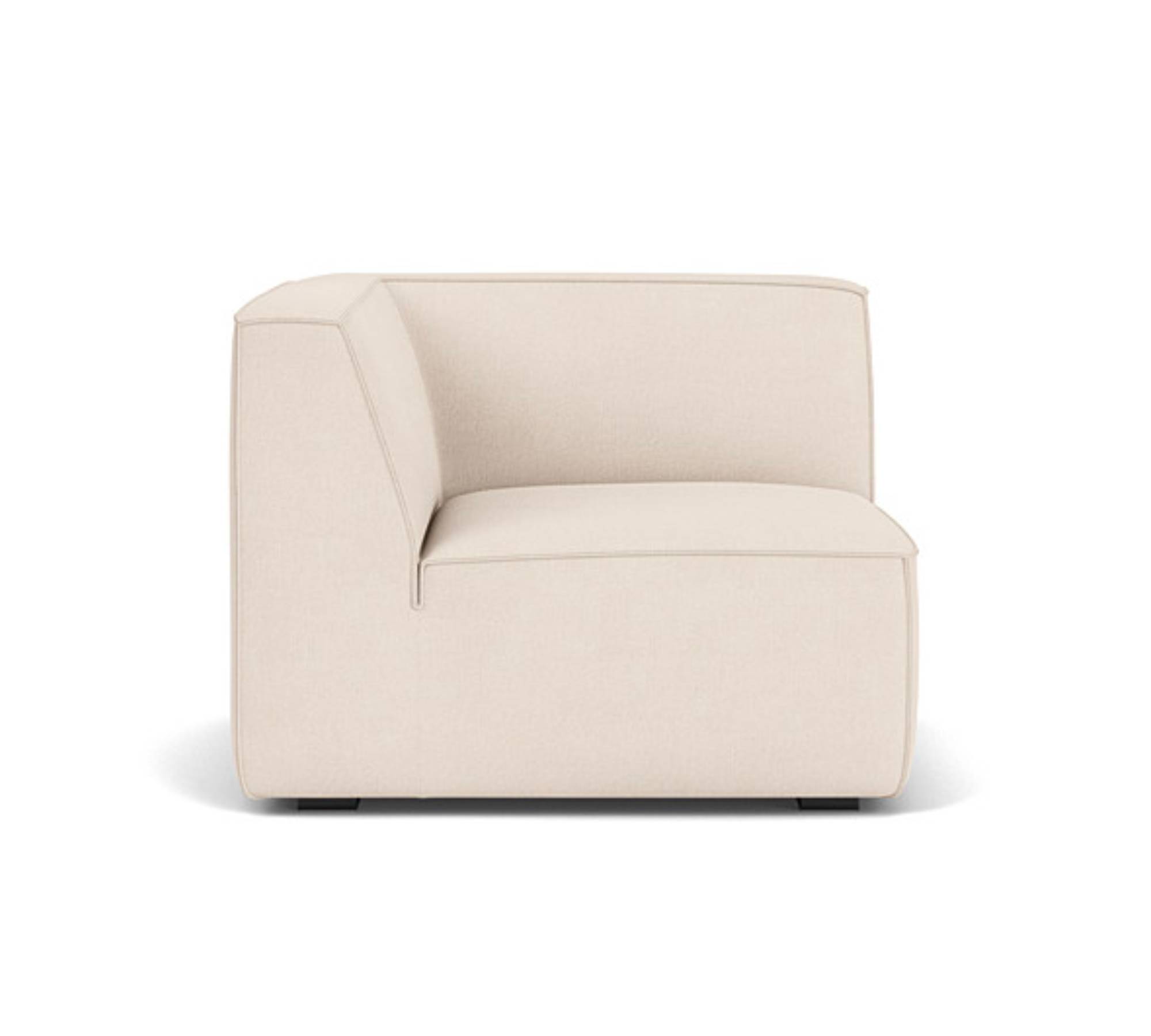Dane 1-Sitzer Eckmodul Links Mark Sand