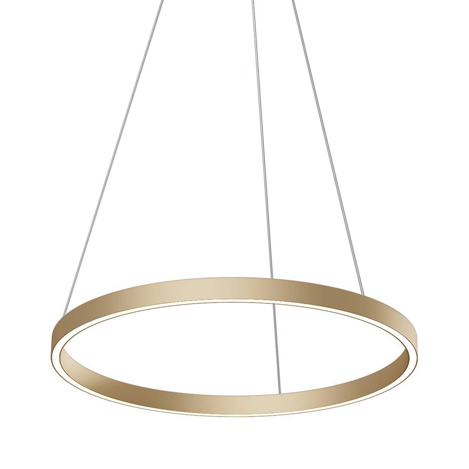 Rim LED-Pendelleuchte Aluminium 1-flammig