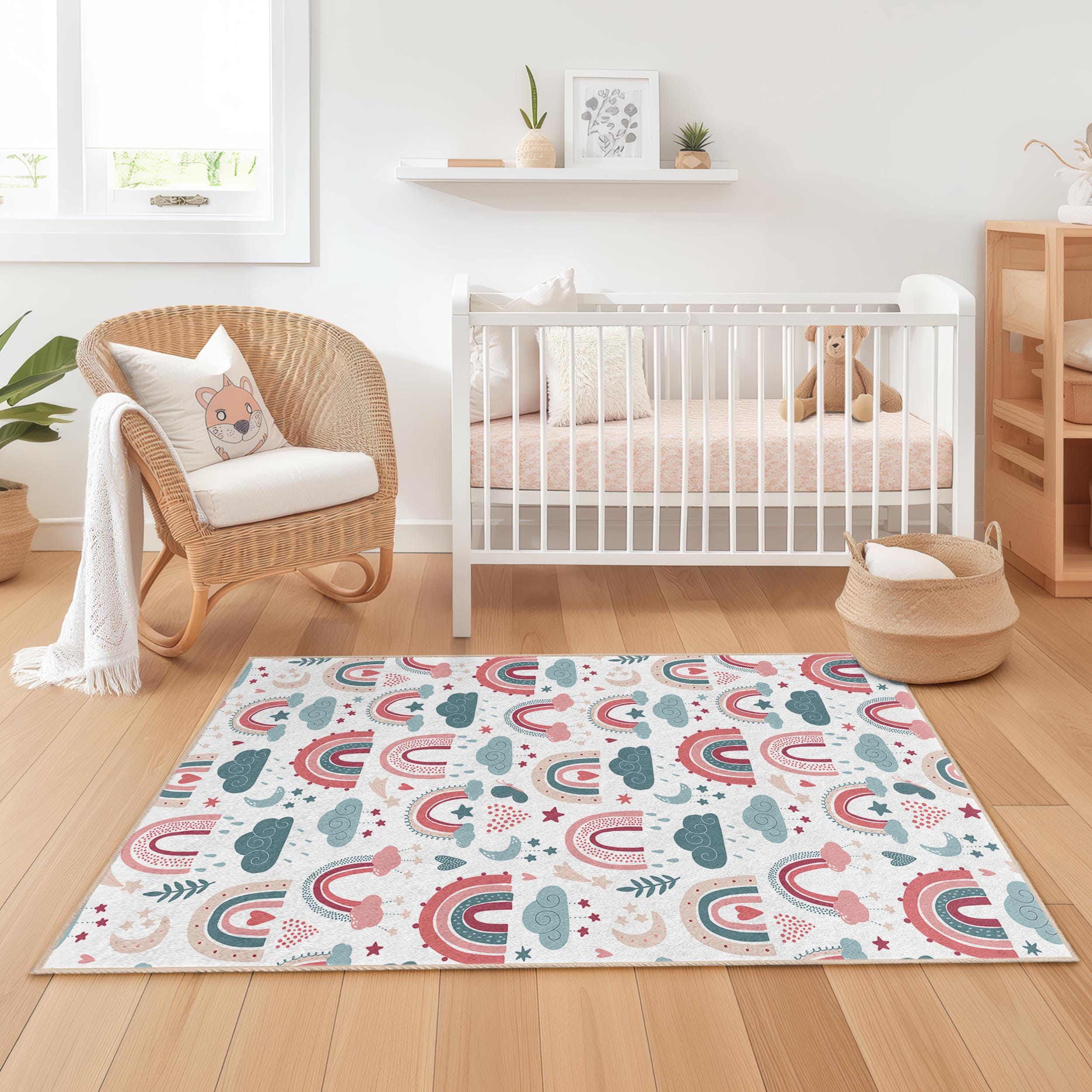 Tappeto per bambini Unicorno Rosa 80x300cm