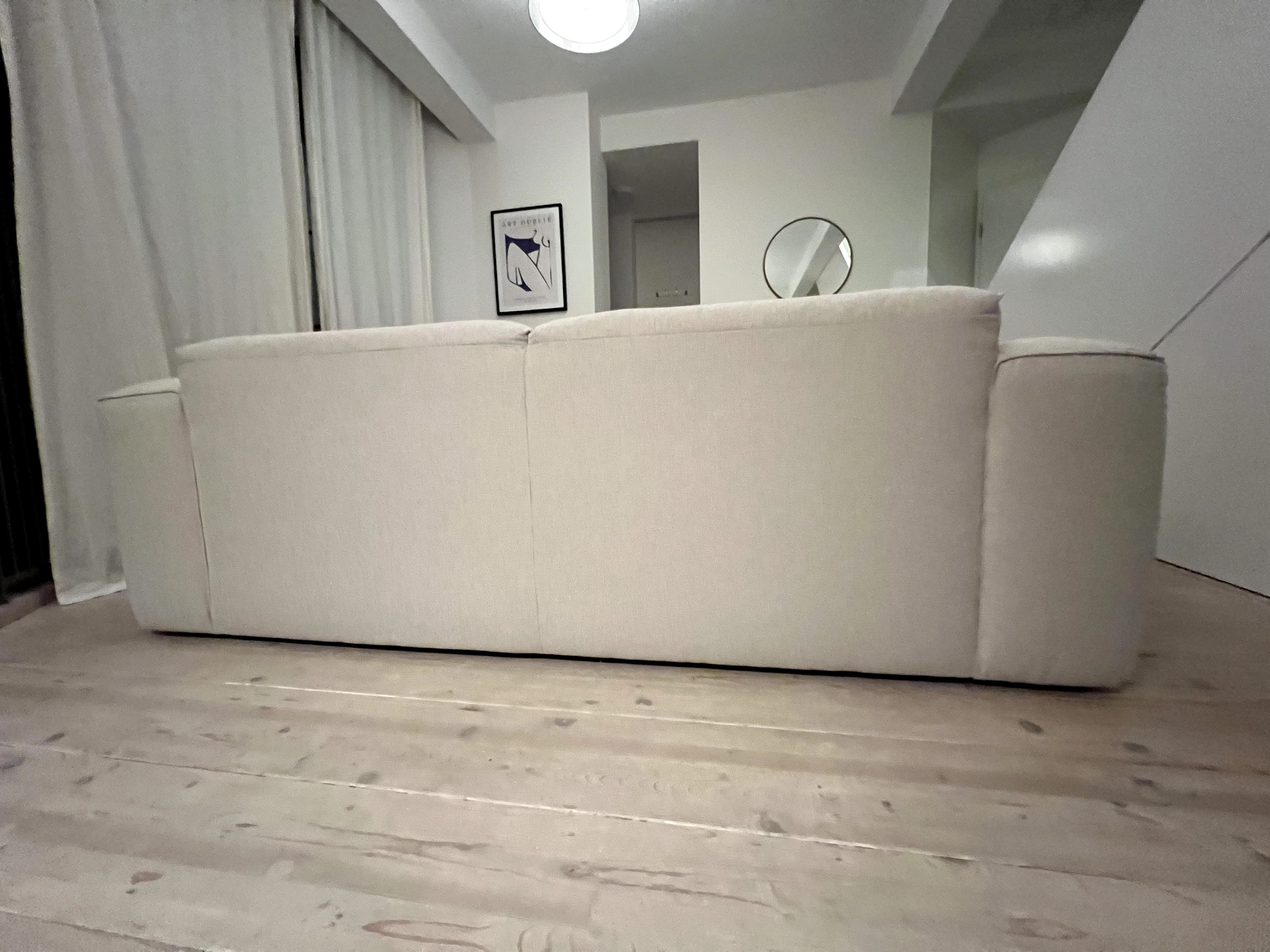 Hudson Sofa 2-Sitzer Textil Beige