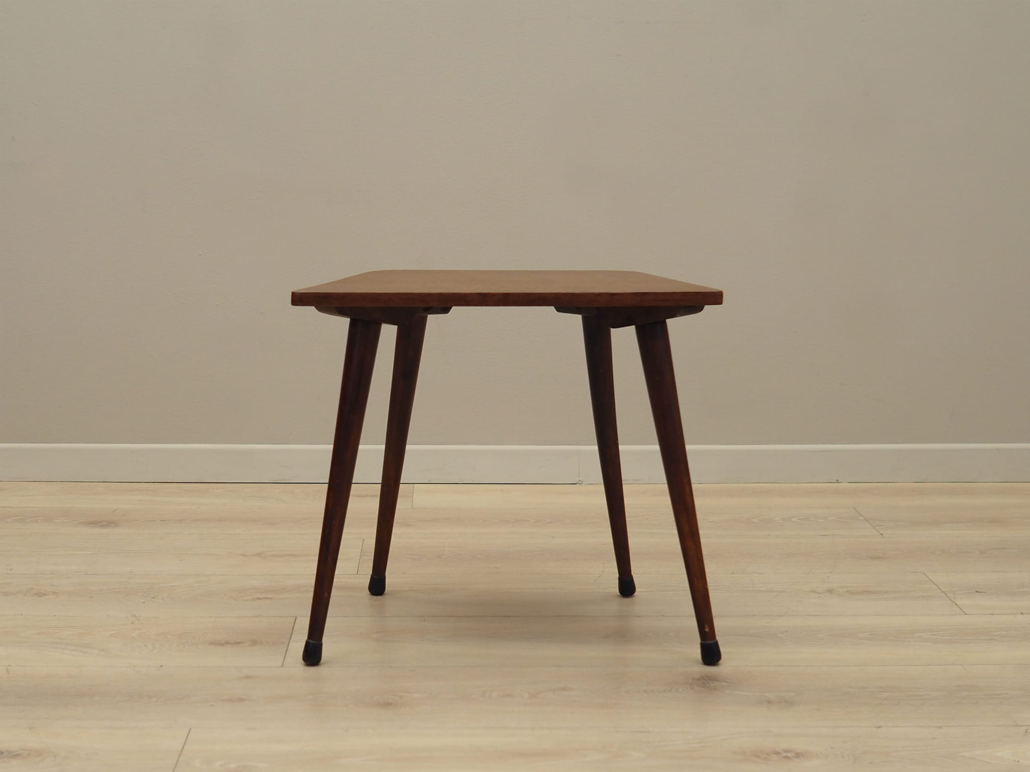 Vintage Stool Teak Brown 1970s