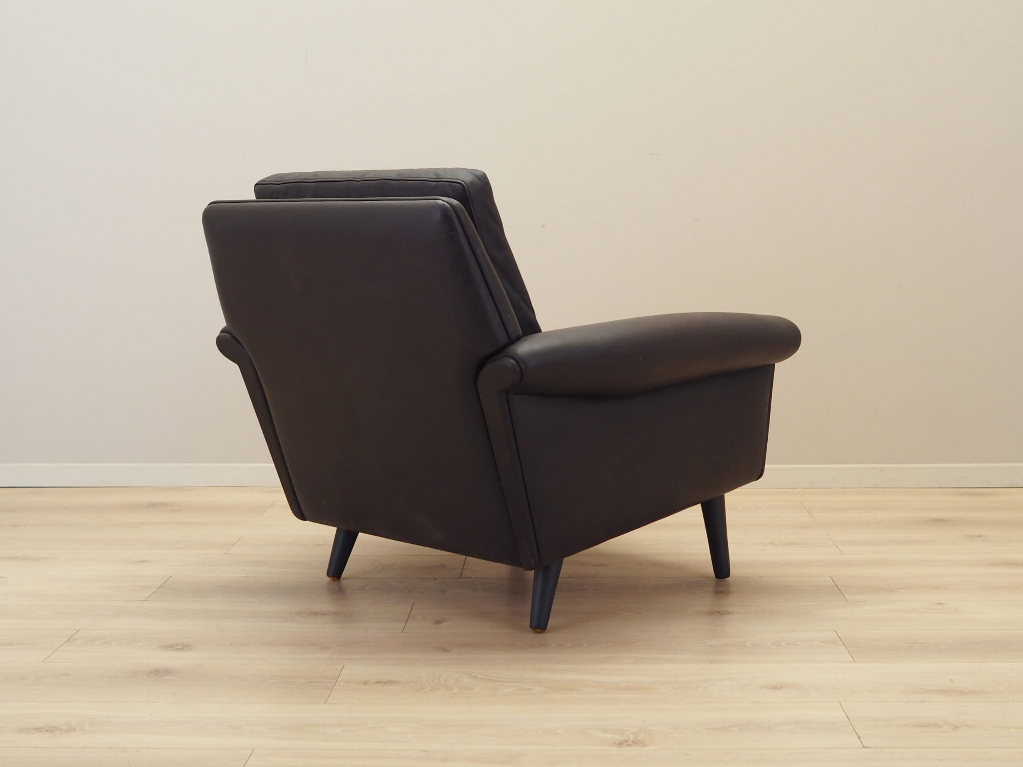 Armchair Leather Brown 1960s