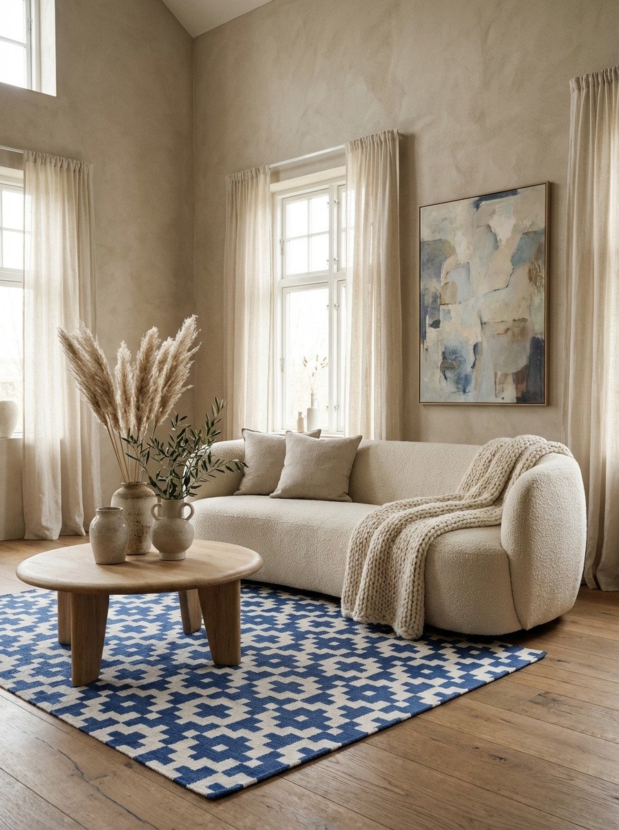 Outdoor Rug Dhurrie Chloe 120x170 Blue
