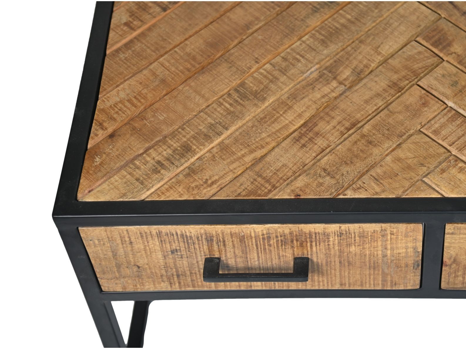 Verona Couchtisch Mangoholz Metall