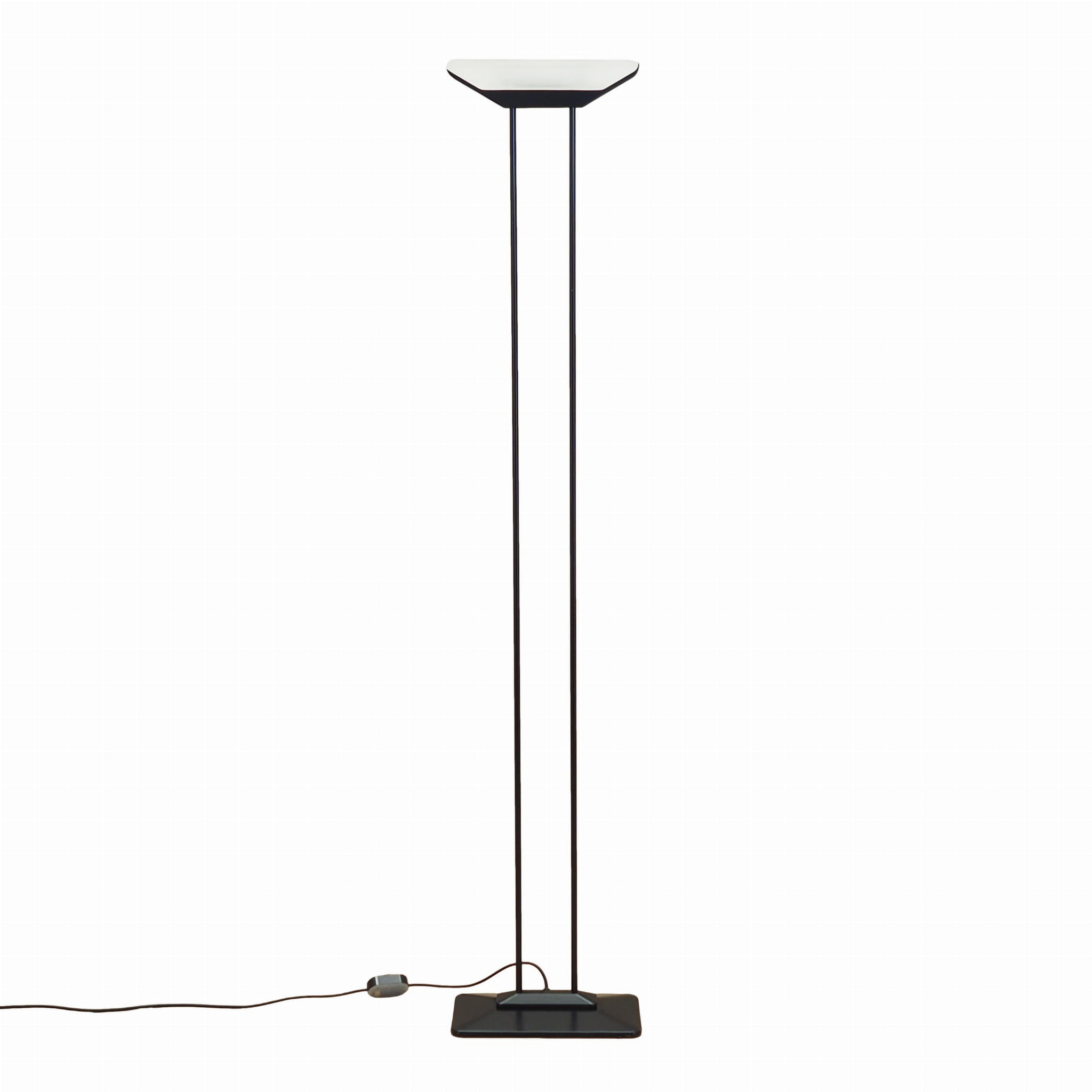 Stehlampe Metall Glas 1970er Jahre