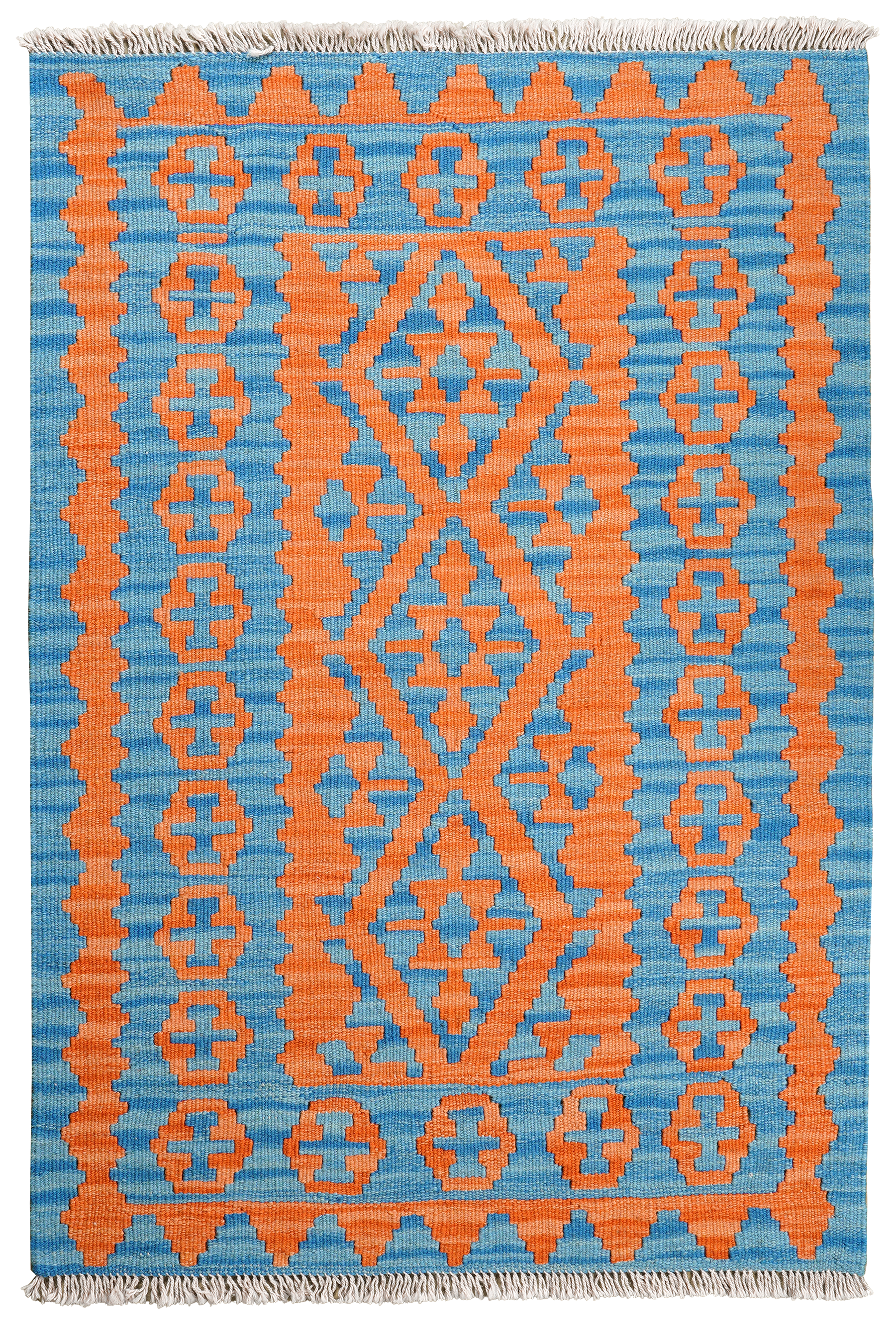 Kilim Gashgai Teppich Wolle Mehrfarbig