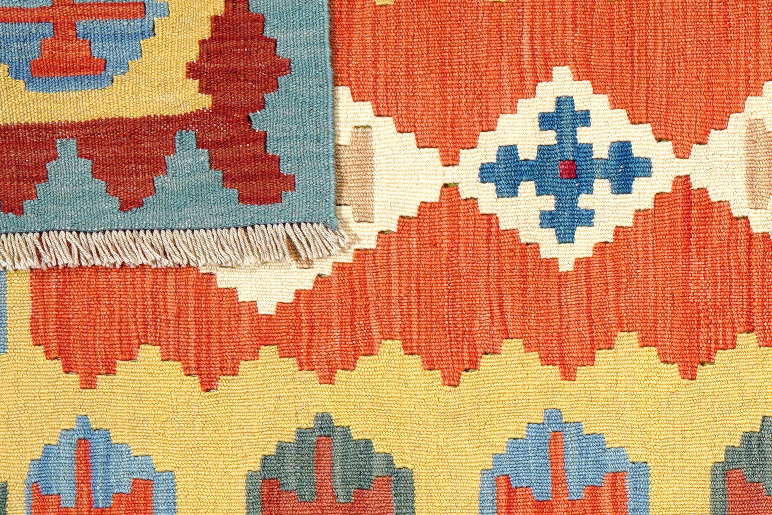 Kilim Gashgai Teppich Mehrfarbig