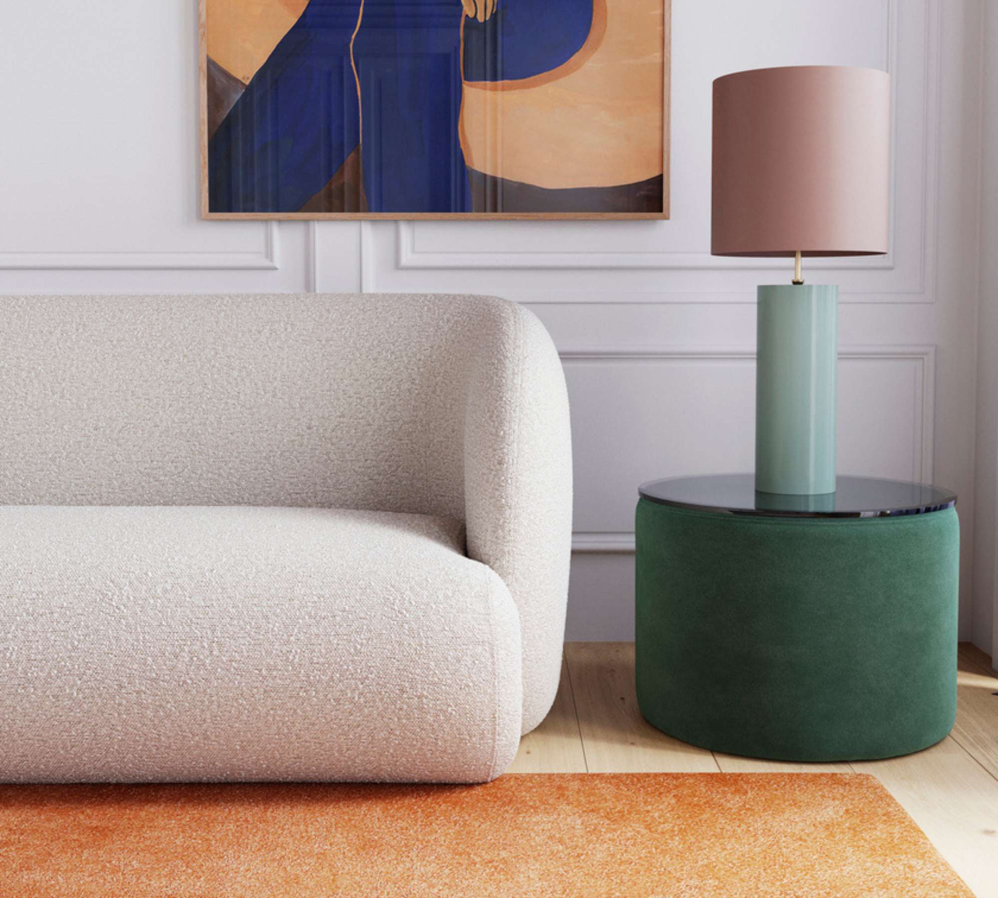 Glory Glassplatte für Pouf No 9