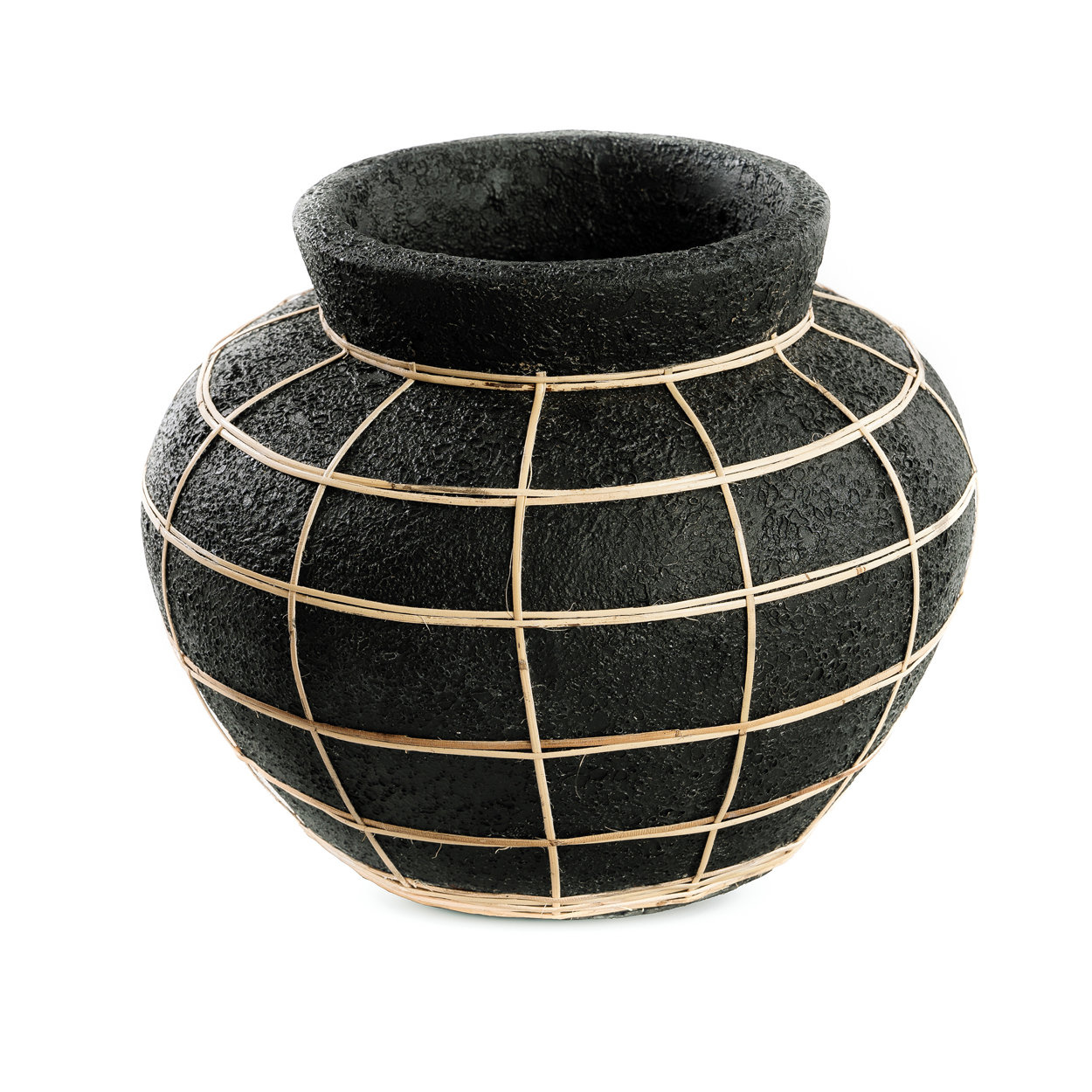 Belly Vase Schwarz