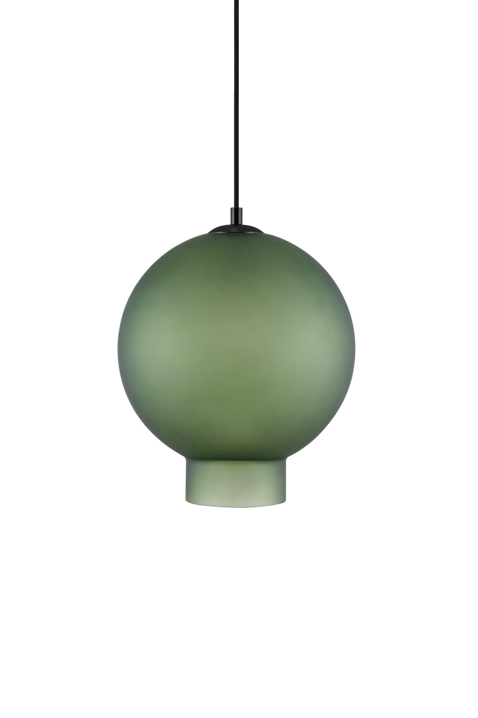 Bams pendant lamp frosted glass green Ø 25cm