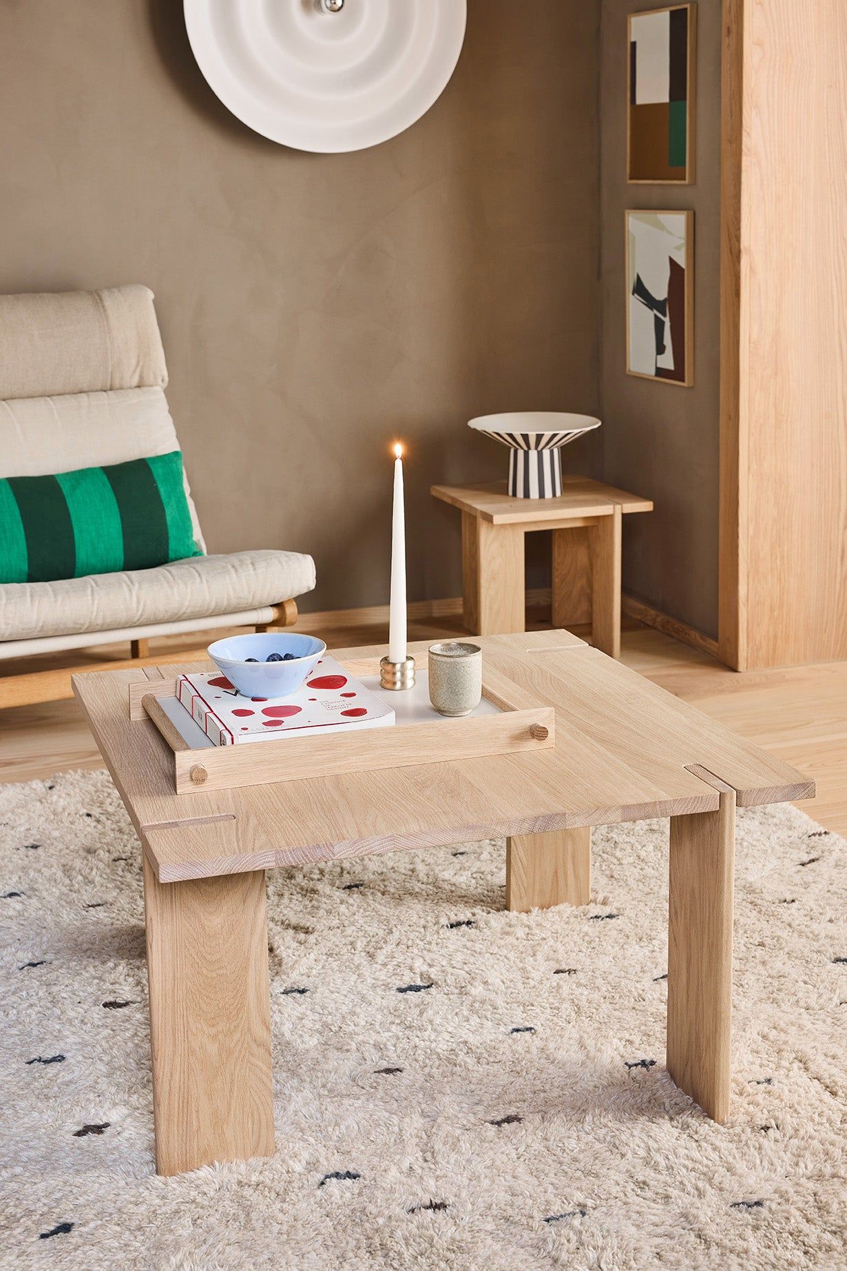 Kara Kissenbezug Baumwolle Mehrfarbig