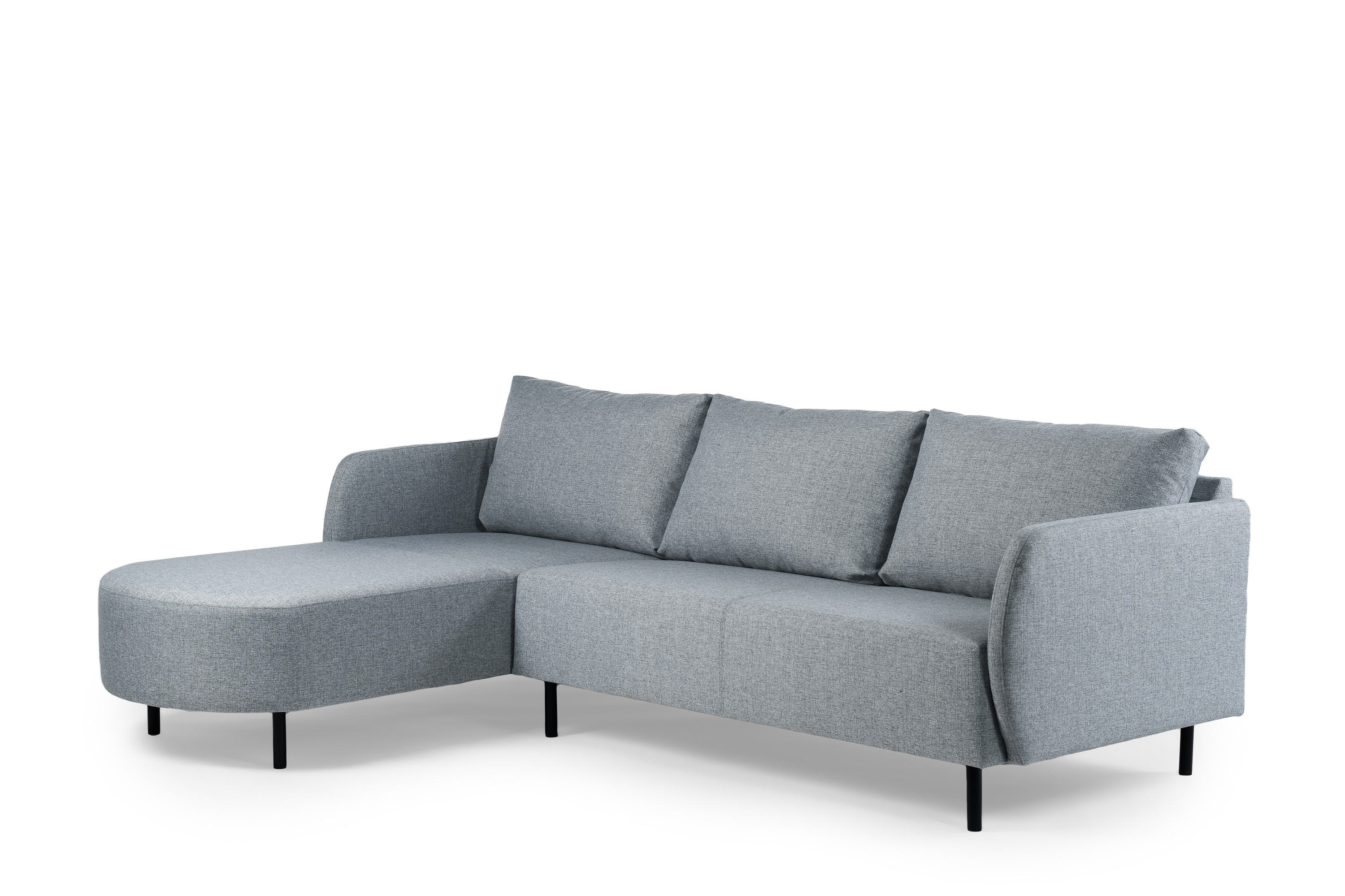 Sofa 3-Sitzer Chaiselongue Links Rechts Urban U311 Grau