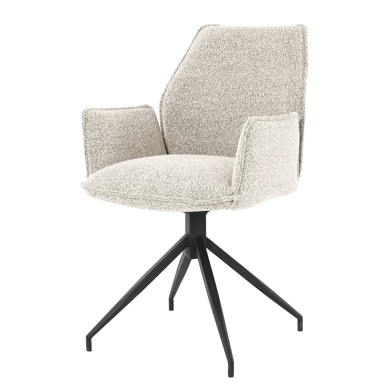 Armchair Duber Bouclé Light Grey
