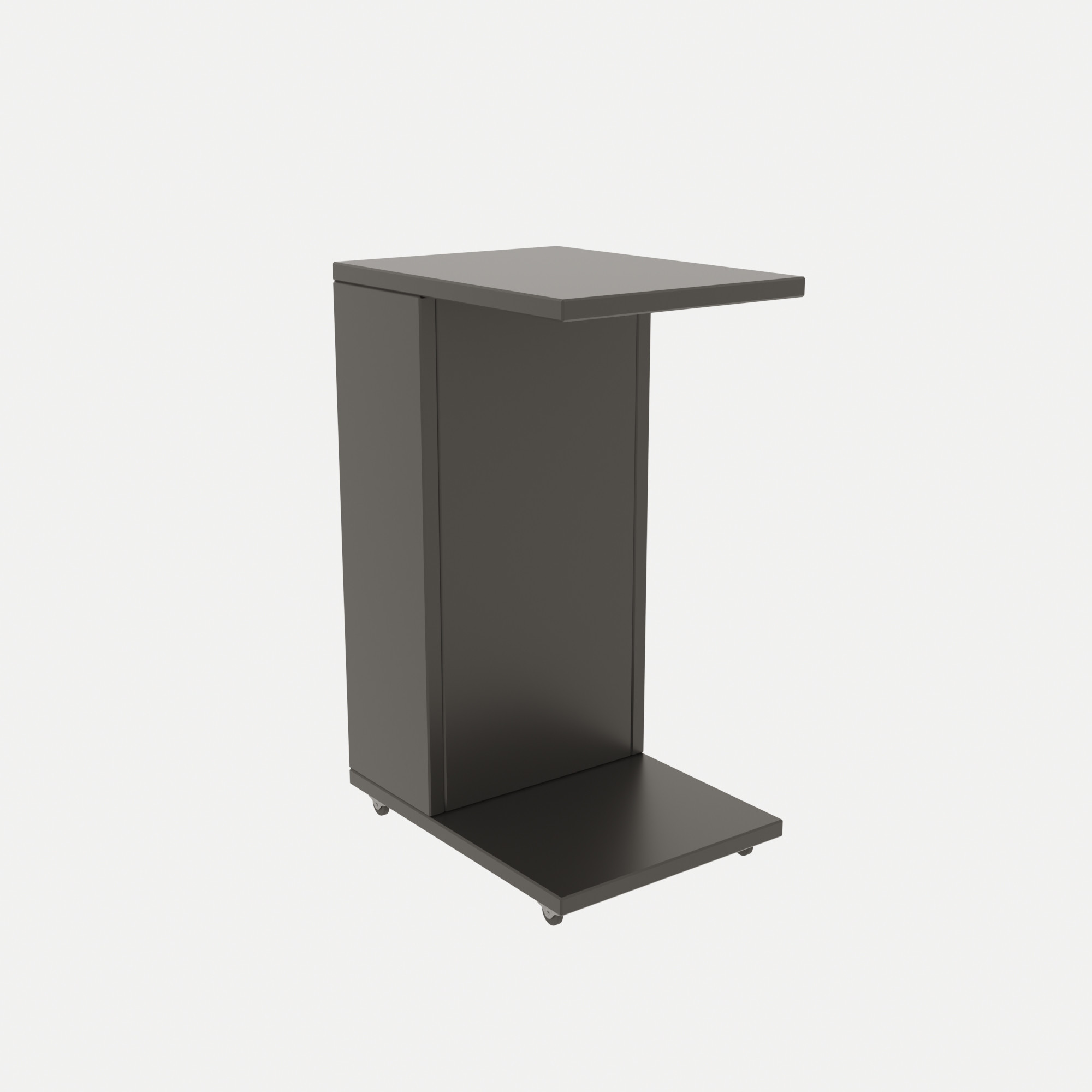Filinta Side Table Wood Veneer Anthracite