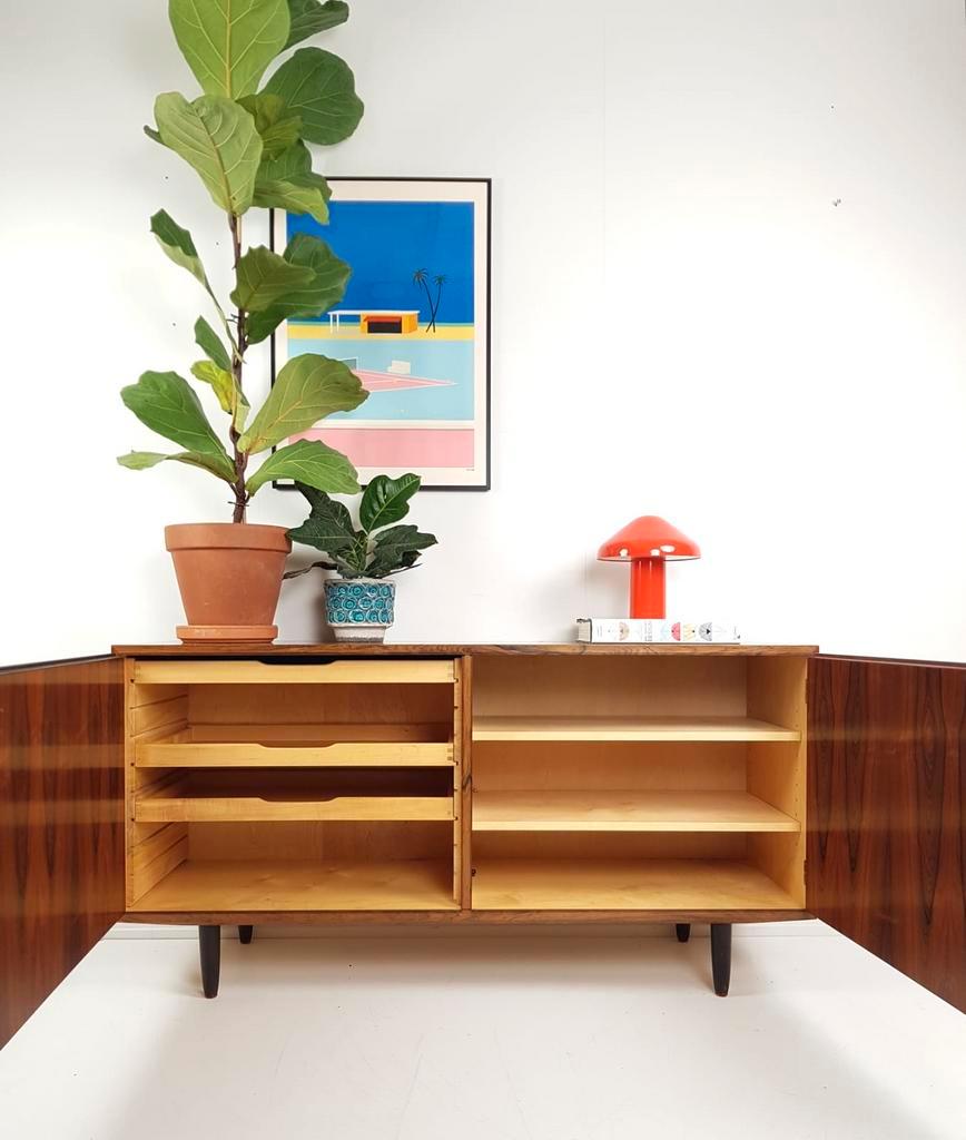 Vintage Sideboard Holz Braun