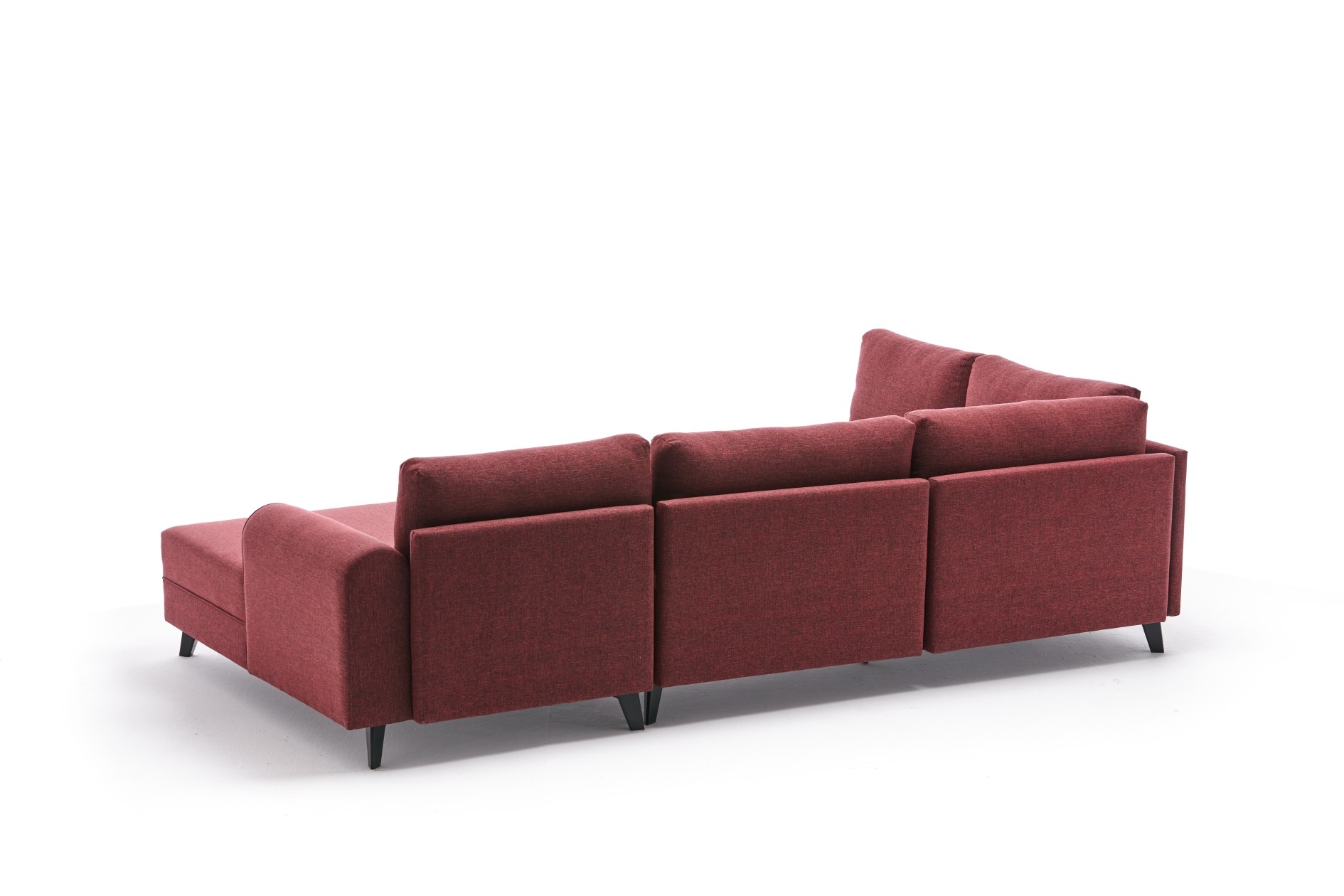 Belen Schlafsofa 4-Sitzer Rot