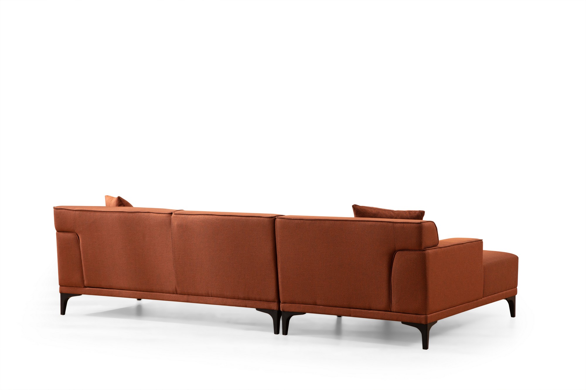 Petra L Ecksofa Orange