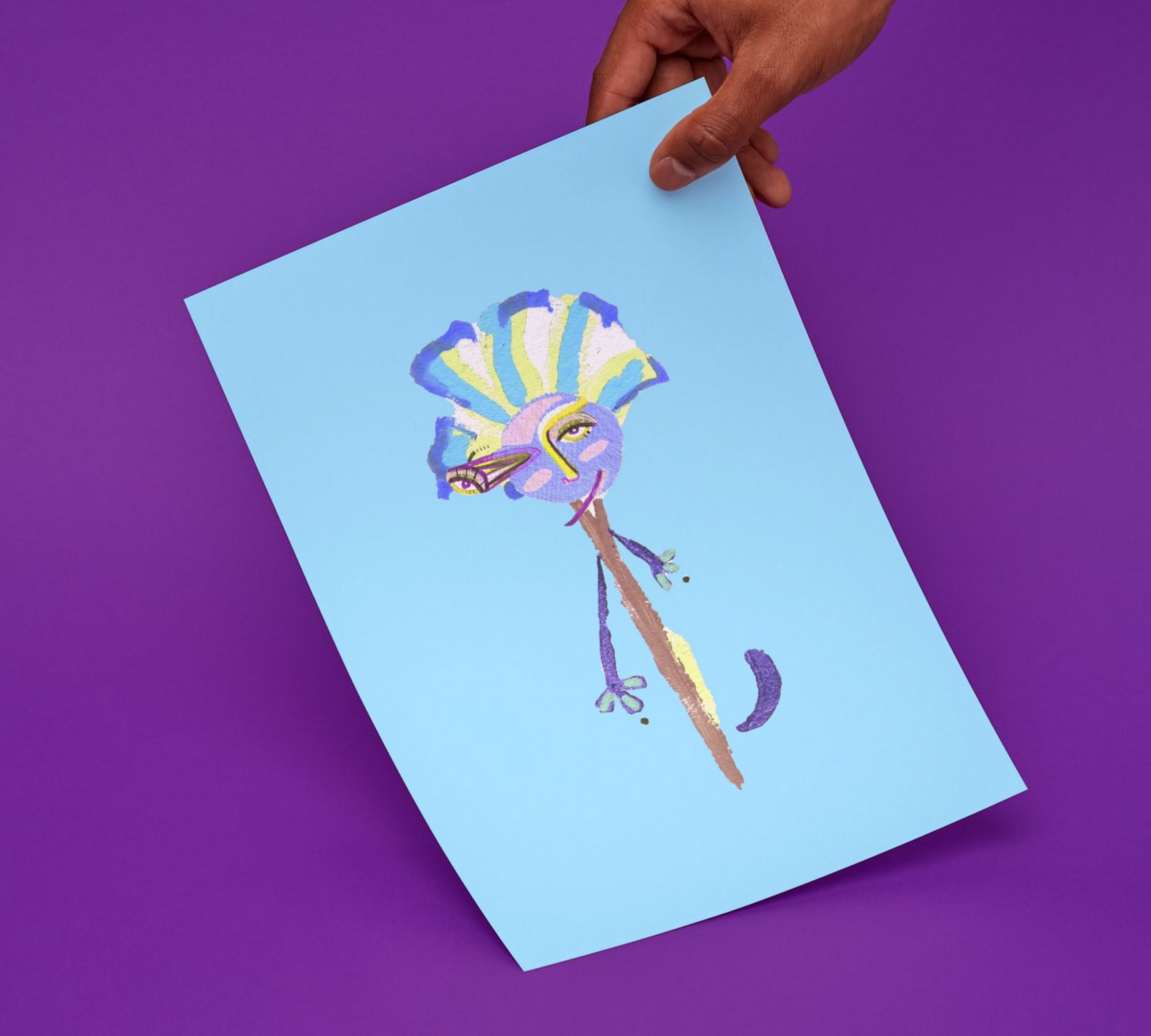 Stampa d'arte Clementinas multicolore