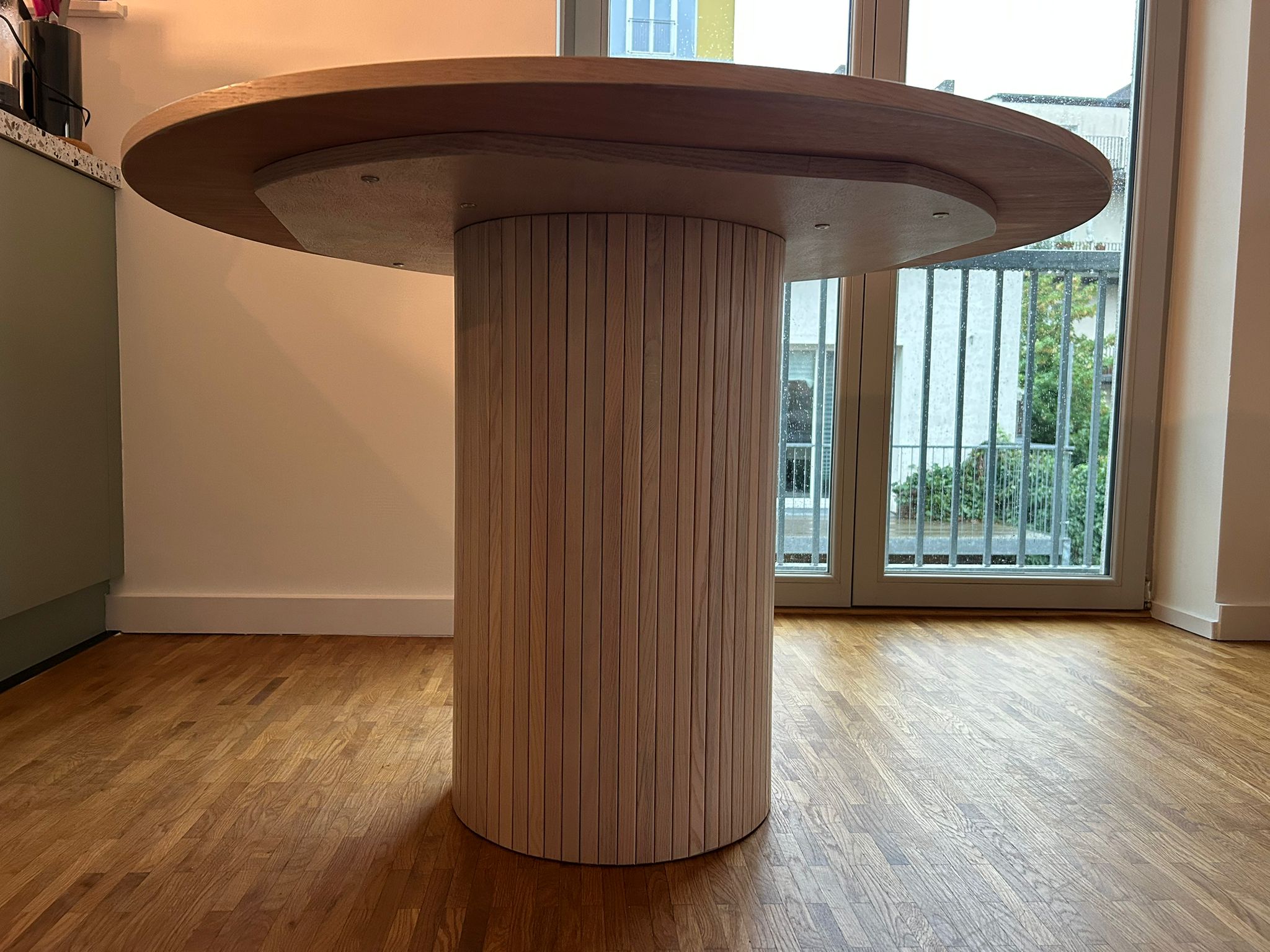 Bianca Esstisch Creme 110cm