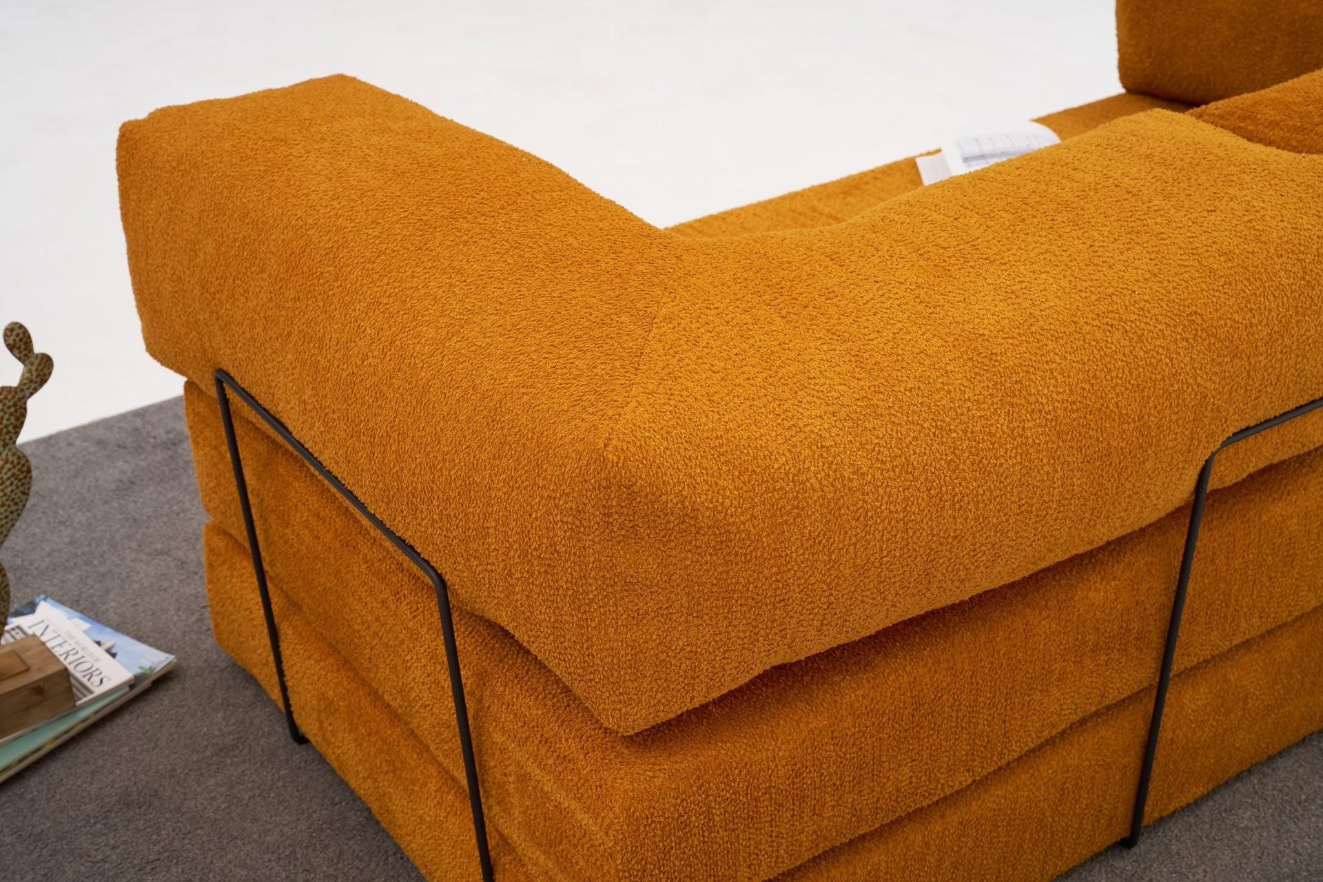 Comfort Schlafsofa 2-Sitzer Orange