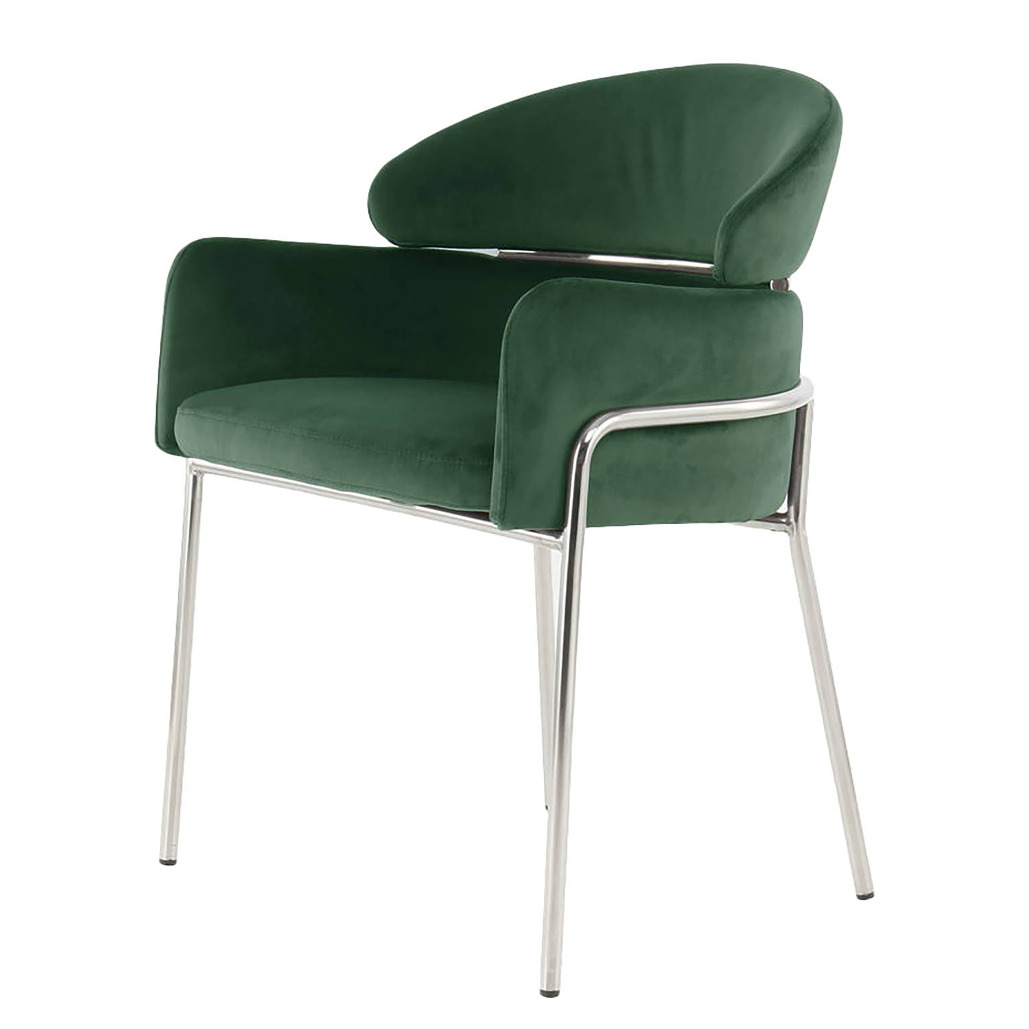 Armchair Elva Silver Green