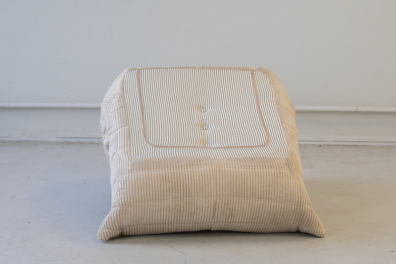 Togo Poltrona Velluto a coste Beige