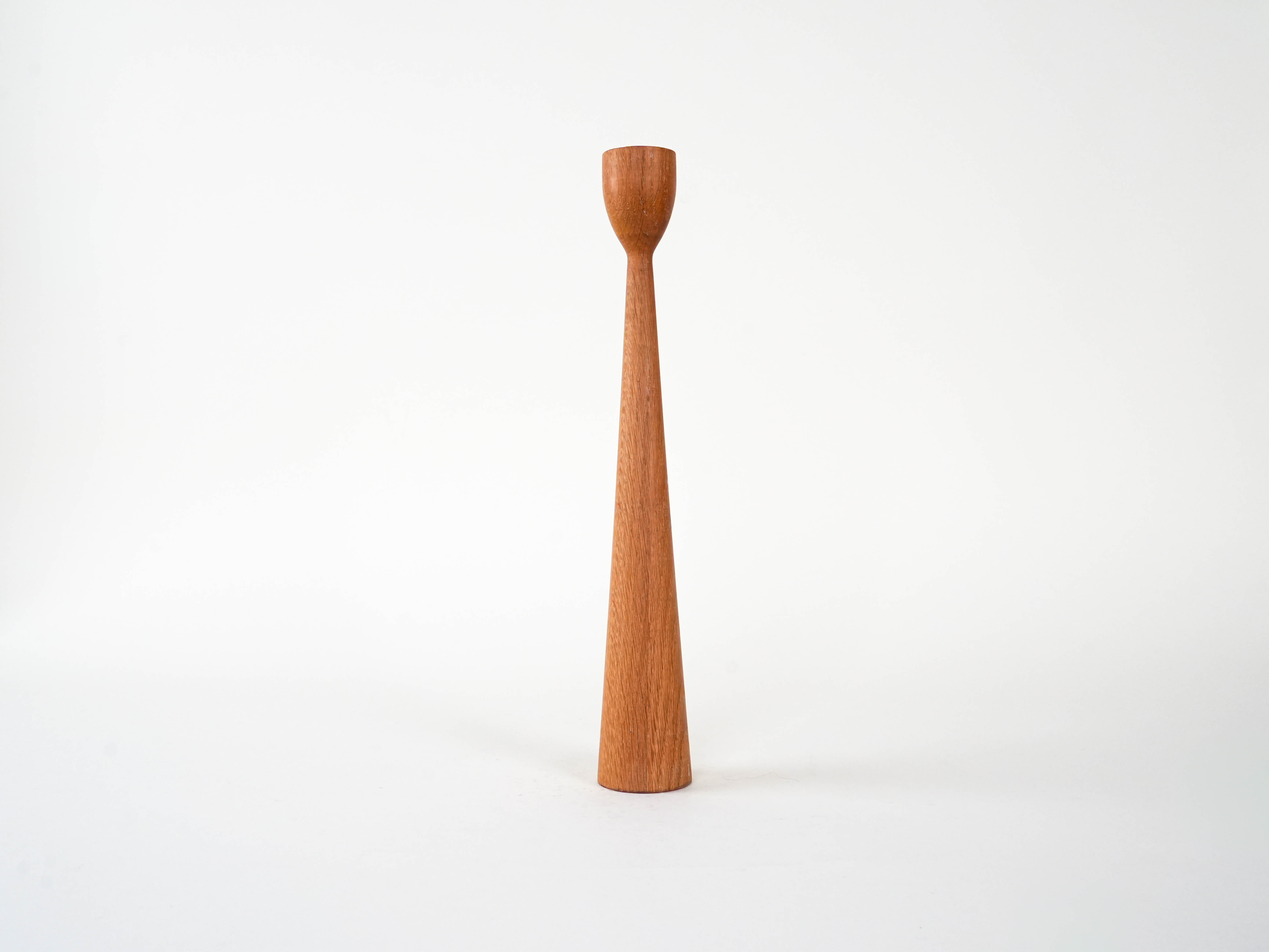 Teak Candlestick 1960s