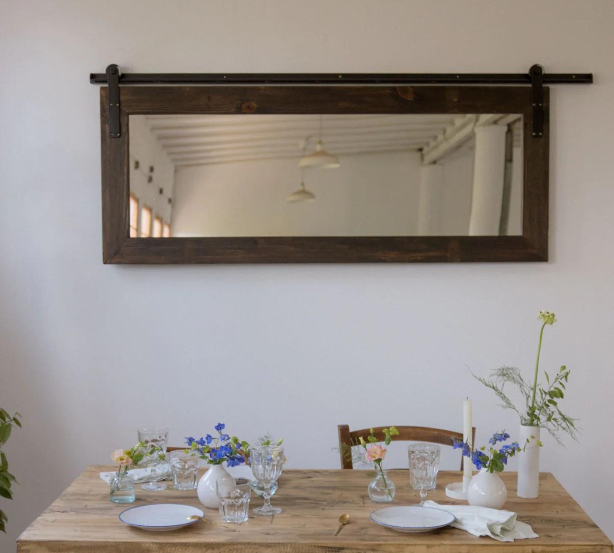Arlet Spiegel Holz Metall Nussbaum