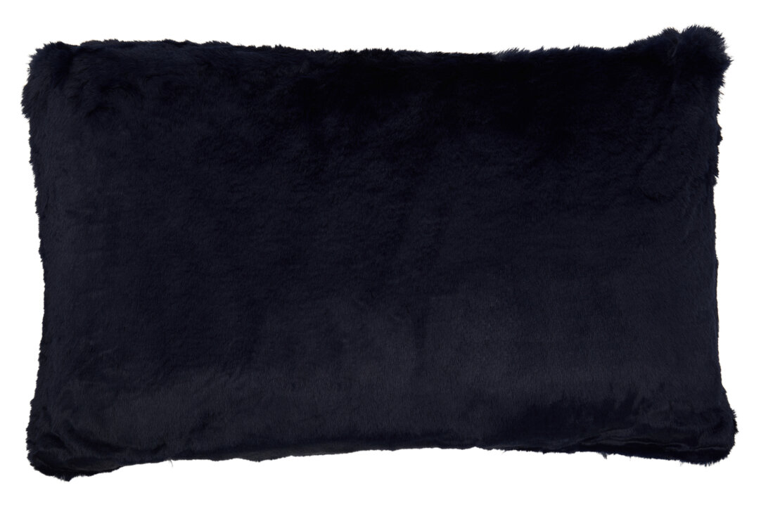 Bosie Lamina Navy Blue Rectangular Pillow