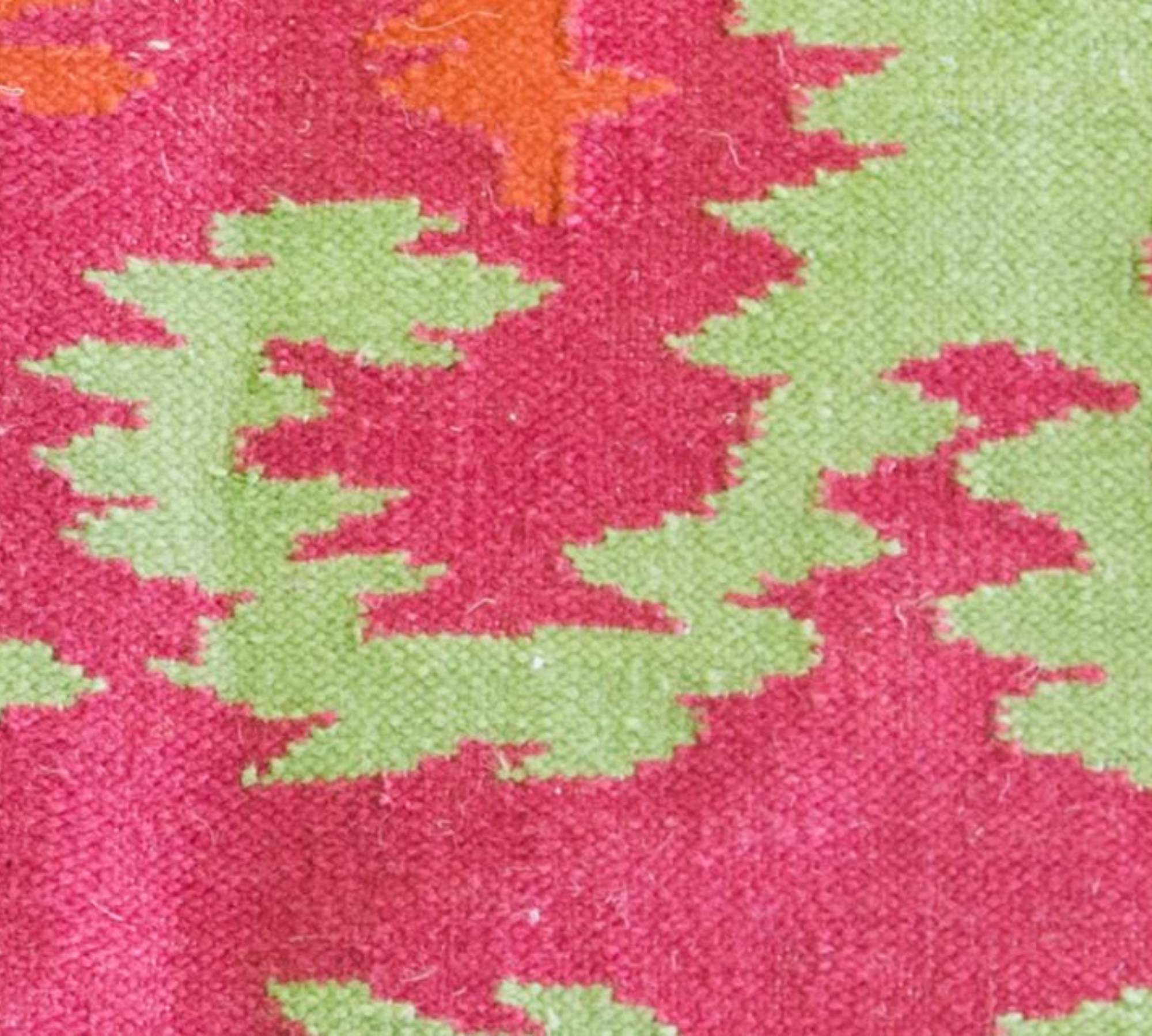 Outdoor-Kilim Teppich Multicolor