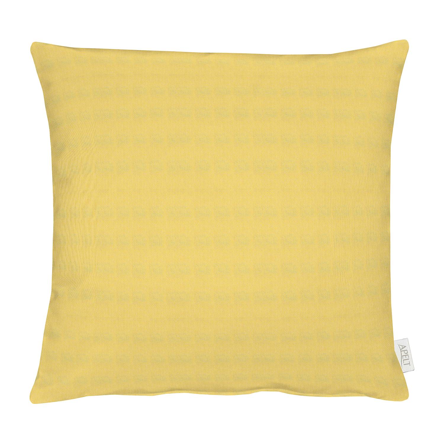 Adrar Kissenbezug Webstoff Safrangelb 49 x 49 cm