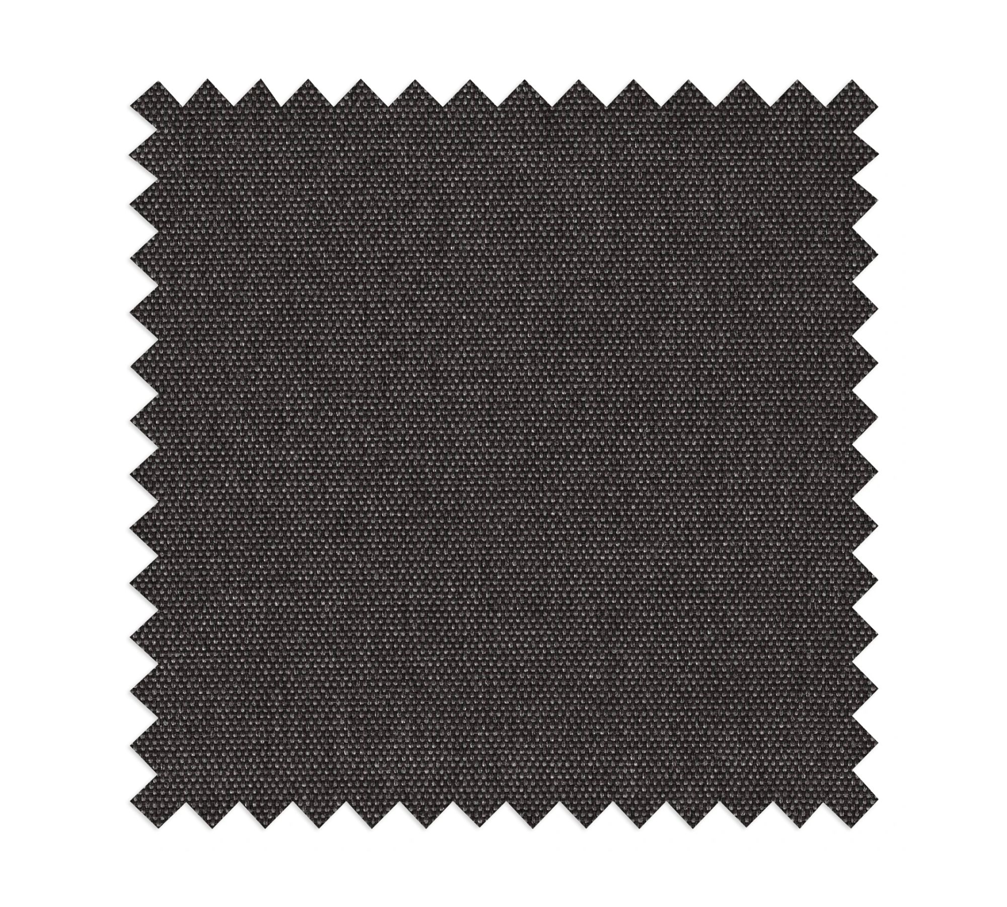 Polsterhocker Webstoff Anthrazit Schwarz