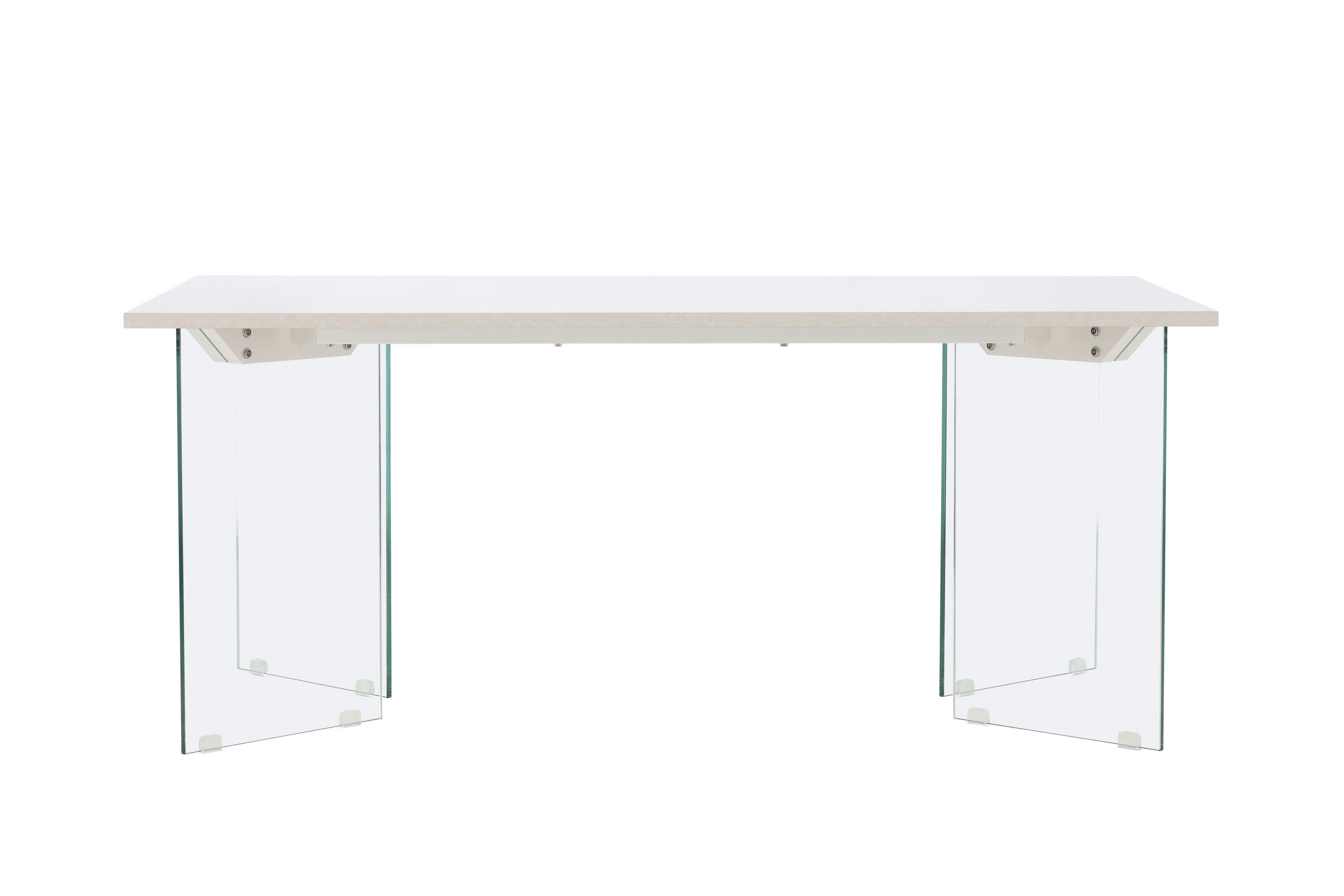 Ester Dining Table Glass Concrete look 100x180cm