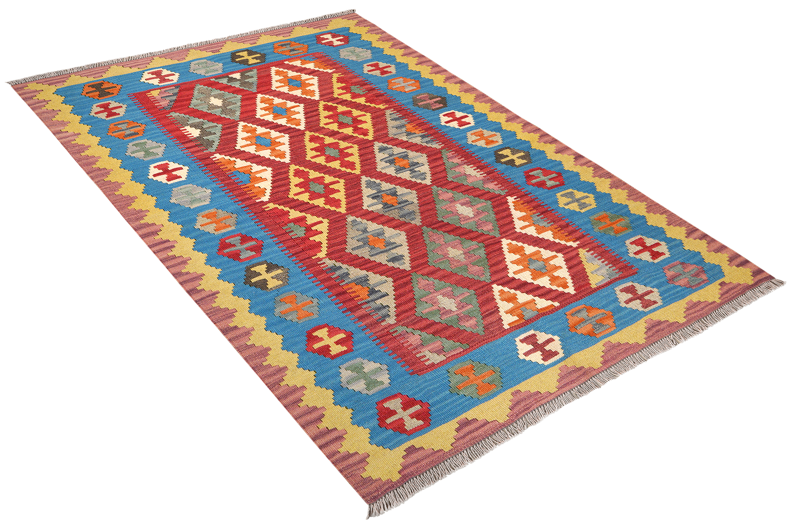 Kelim Gashgai Wool Multicolored