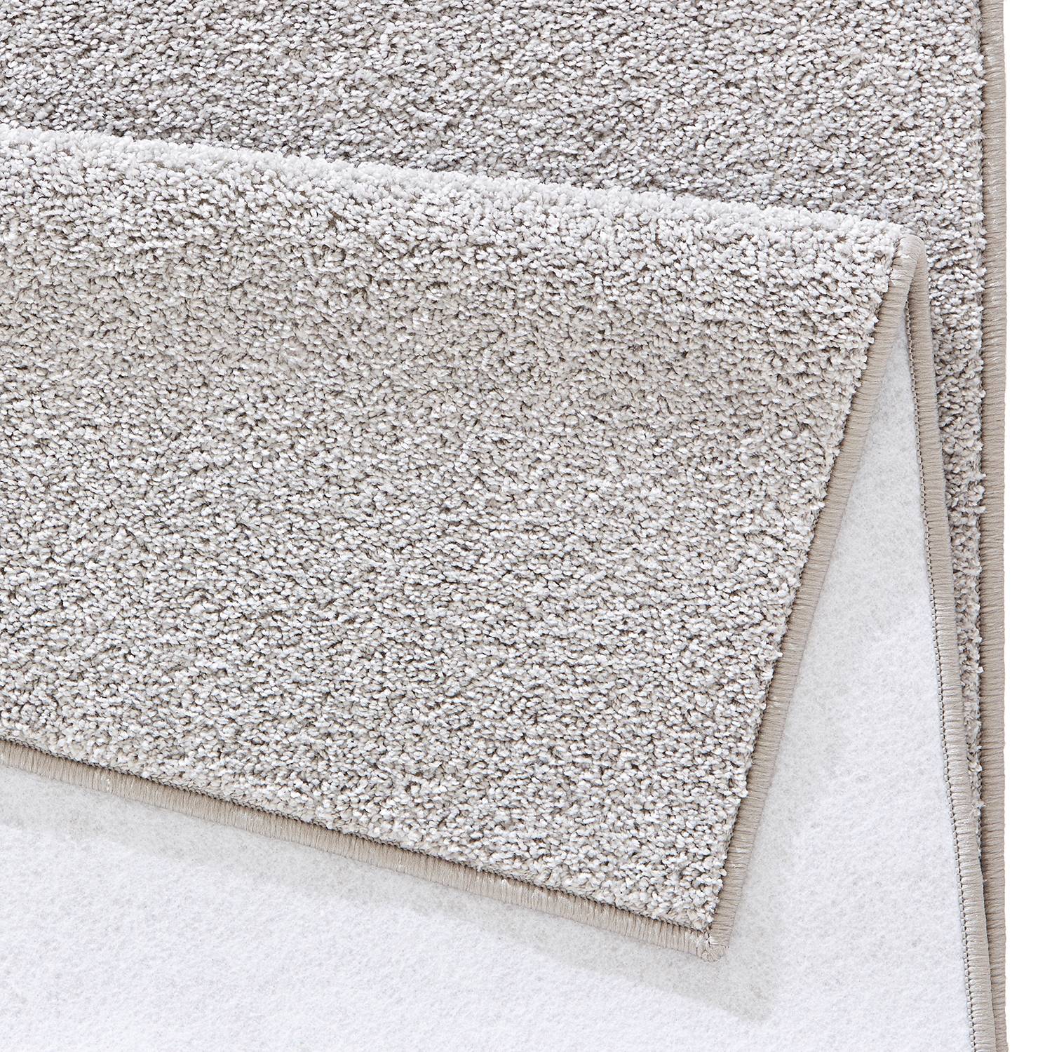 Short pile carpets Pure light grey