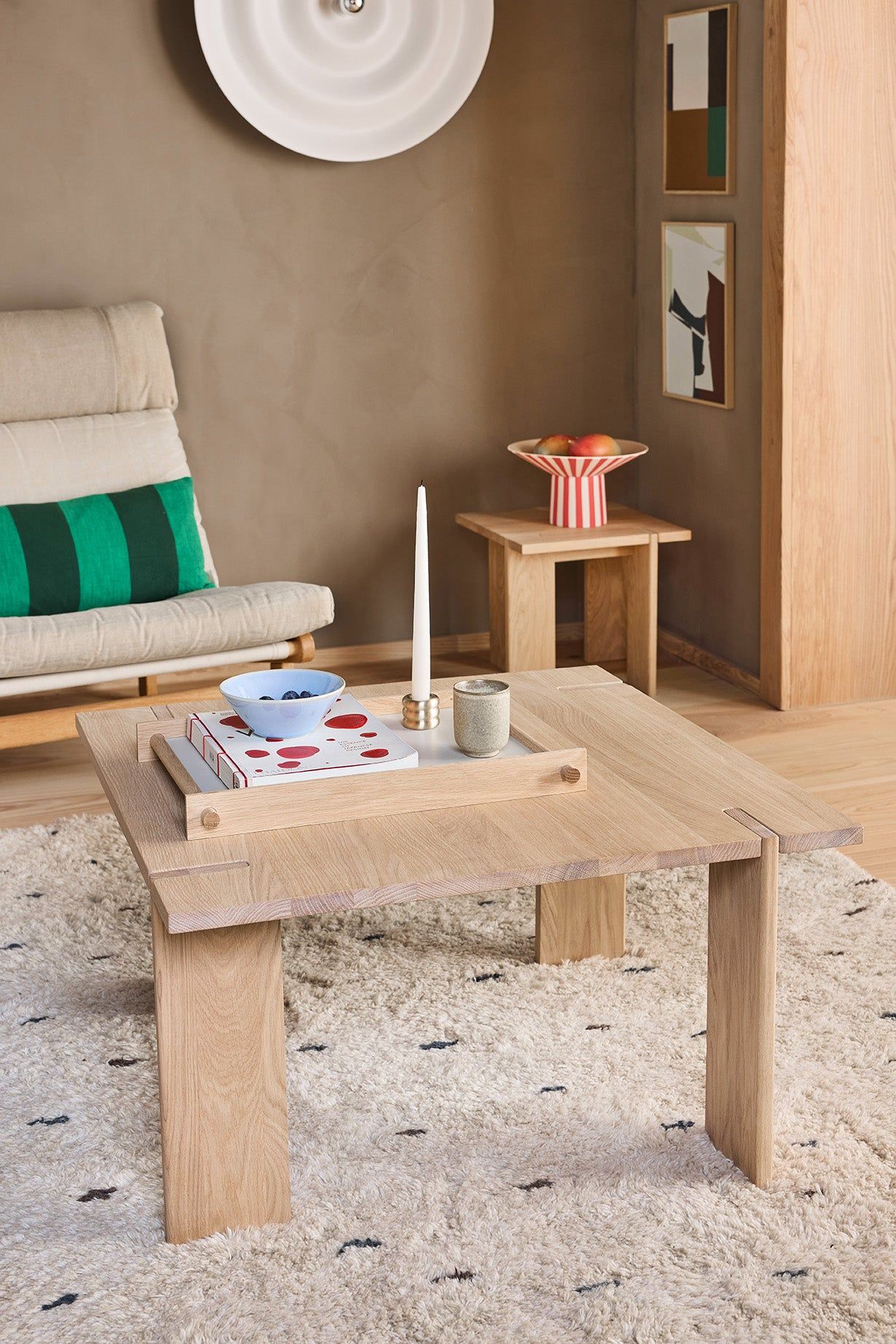 Kara Kissenbezug Baumwolle Mehrfarbig