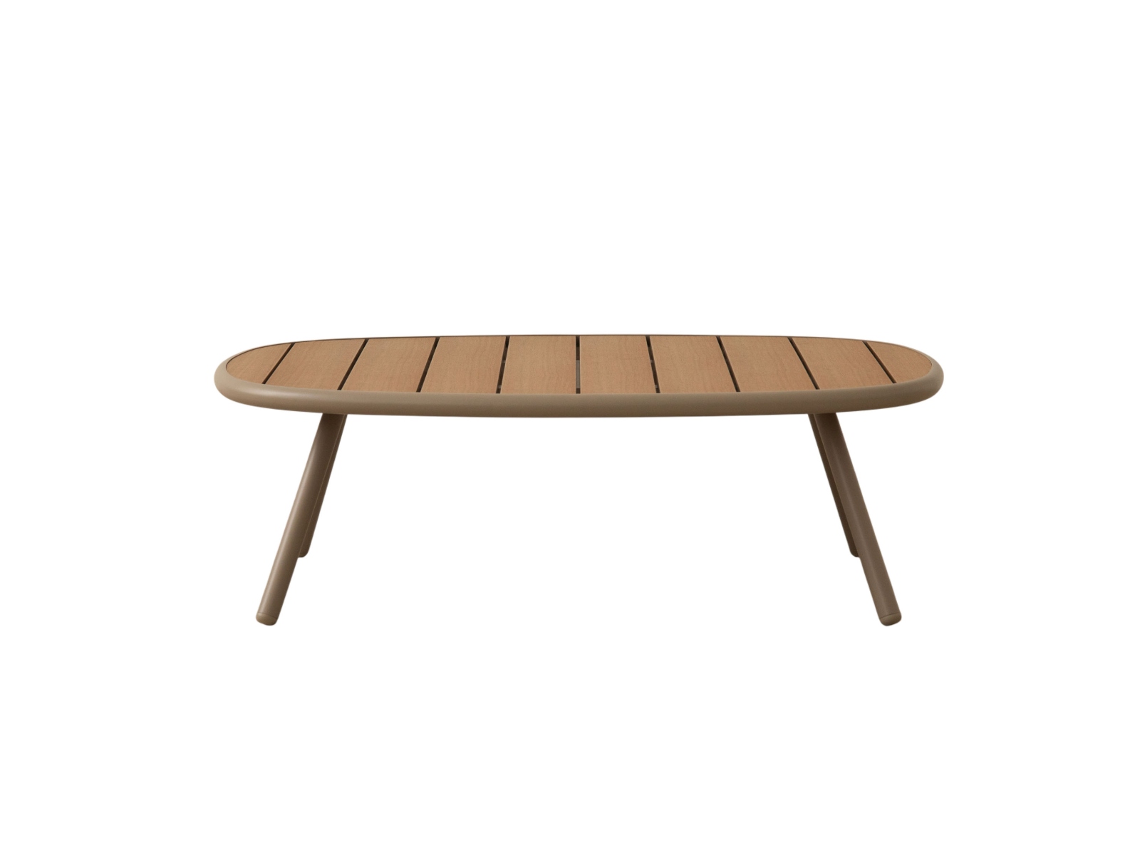 Margalida Garden Table Plastic Cream 95x60x30 cm