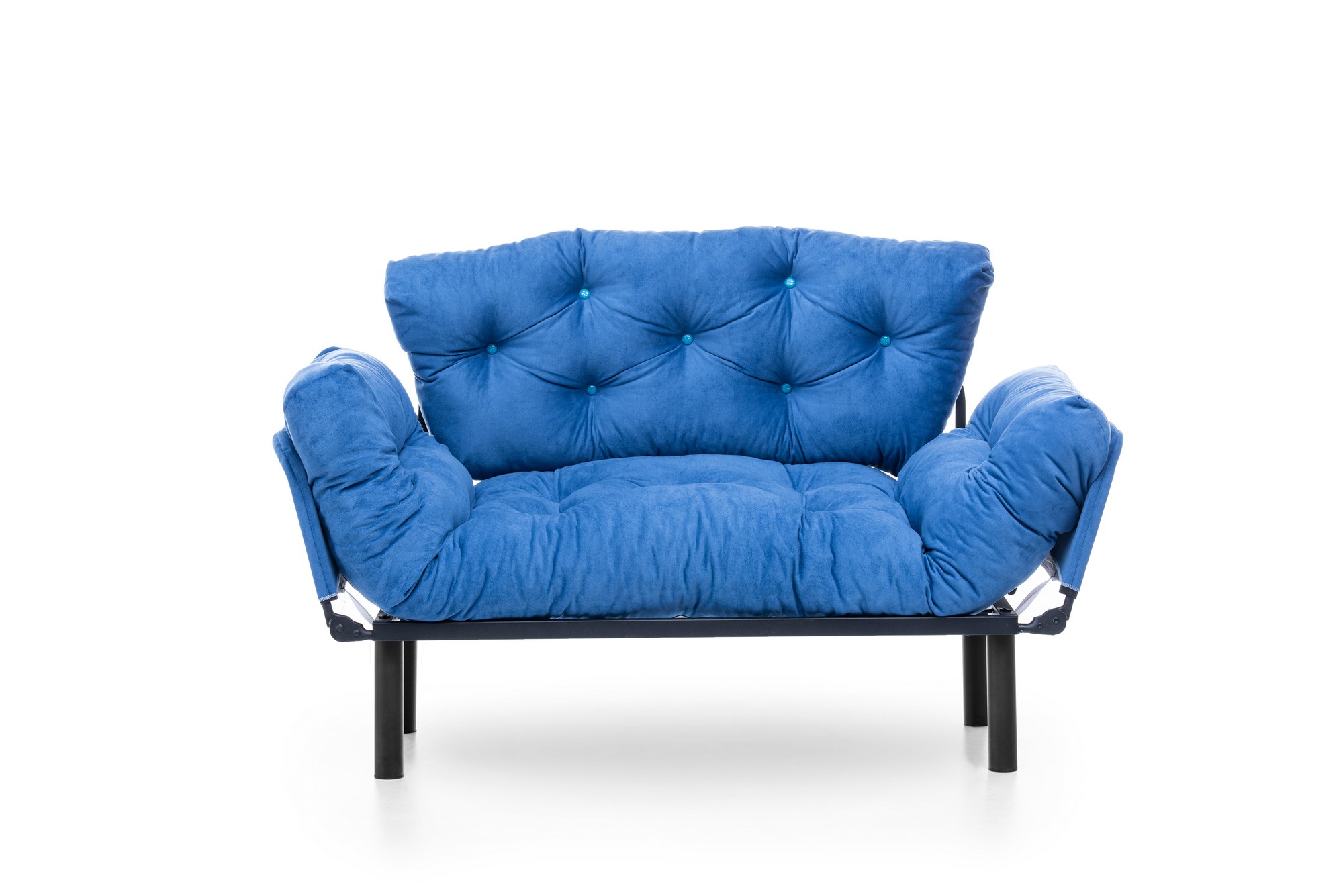 Nitta Schlafsofa 2-Sitzer Blau