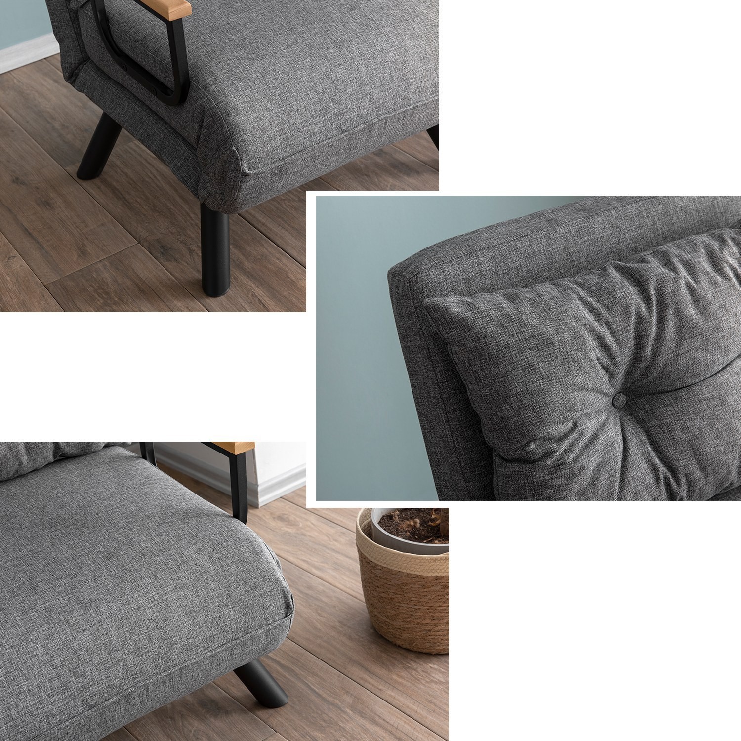 Sando Armchair Light Grey