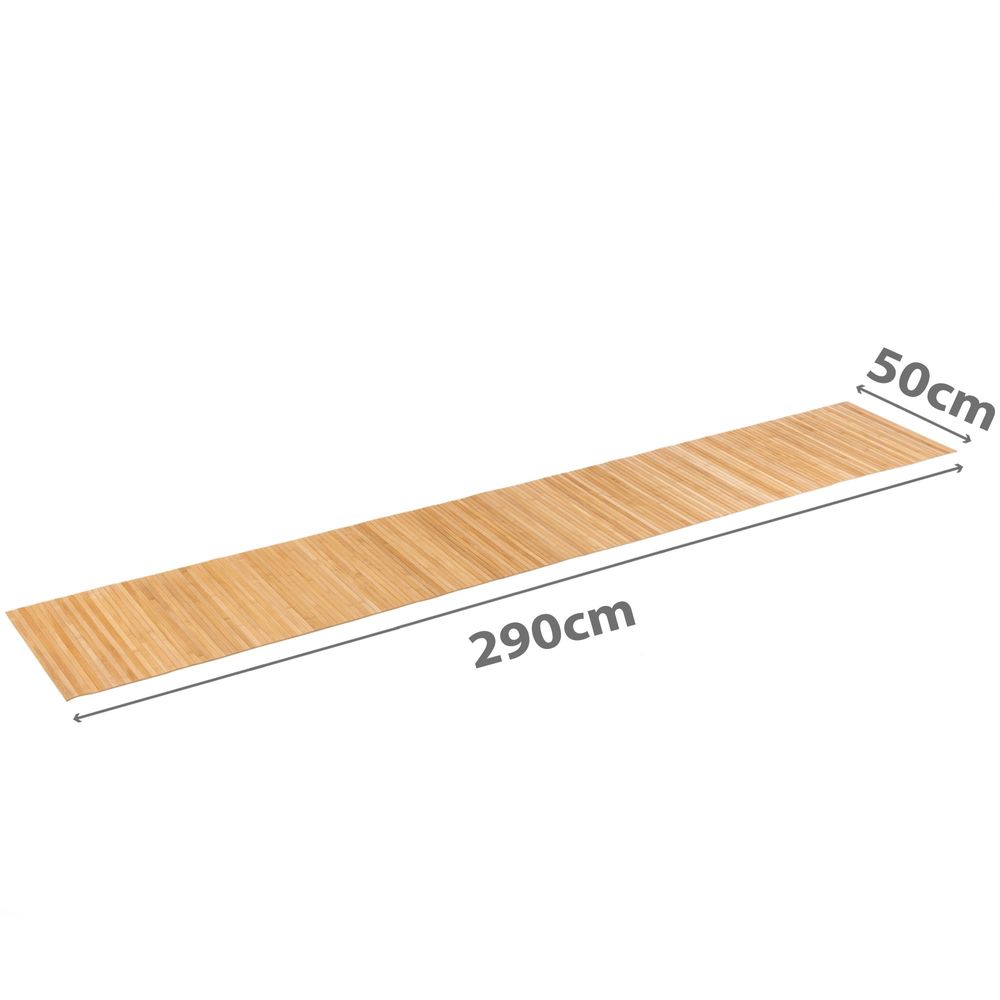 Küchenläufer aus Bambus Natur Groß