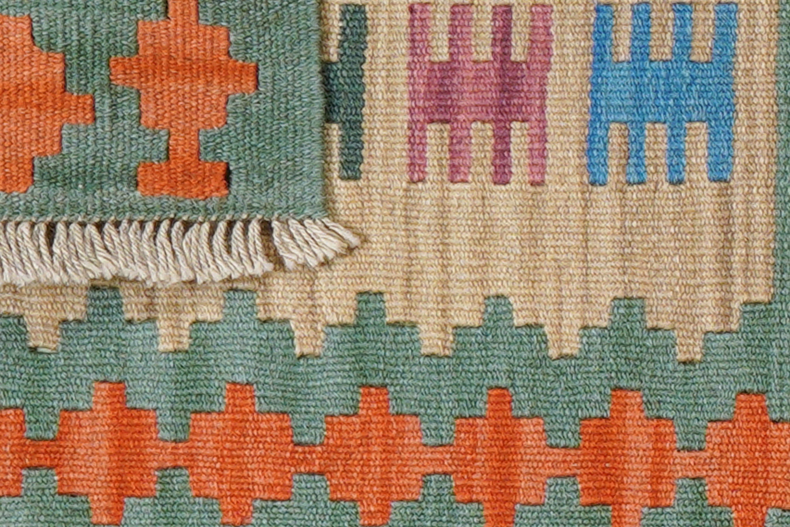 Kilim Gashgai Teppich Mehrfarbig